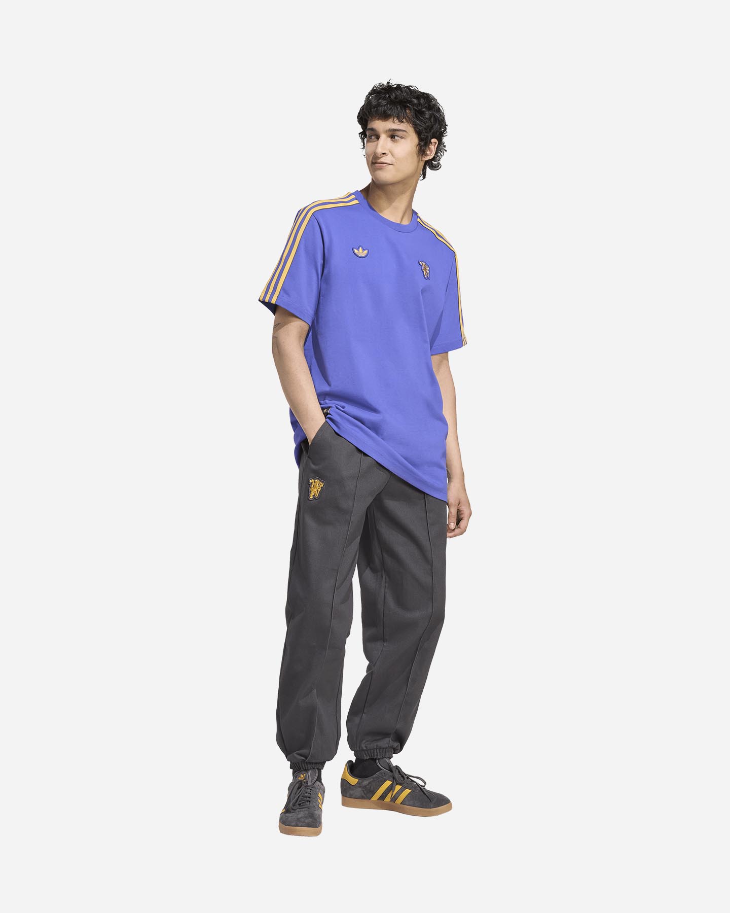 T-shirt ADIDAS ORIGINALS ICONS MANCHESTER UNITED M - Viola - 3 | Cisalfa Sport