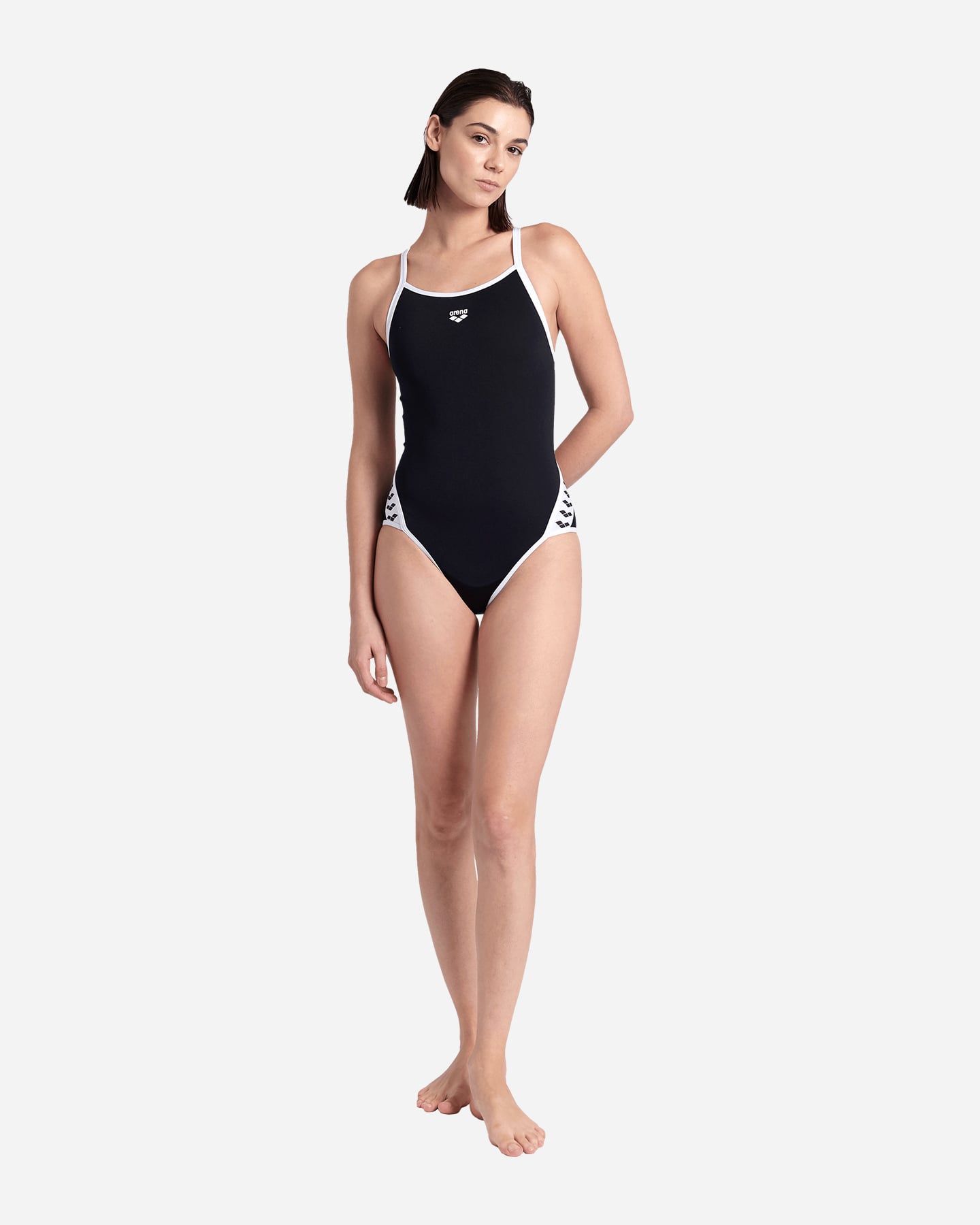 Costume piscina ARENA ICONS SUPER FLY BACK SOLID W - Nero - 2 | Cisalfa Sport