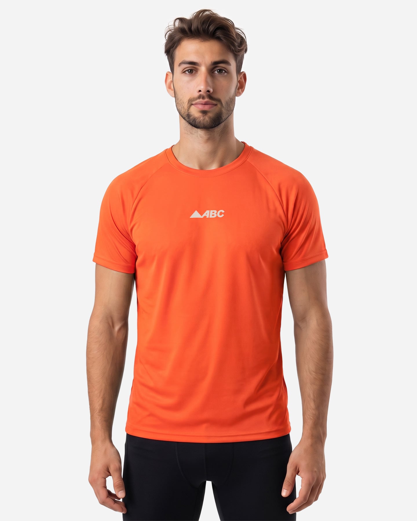 T-shirt running ABC TECH M - Arancione - 2 | Cisalfa Sport