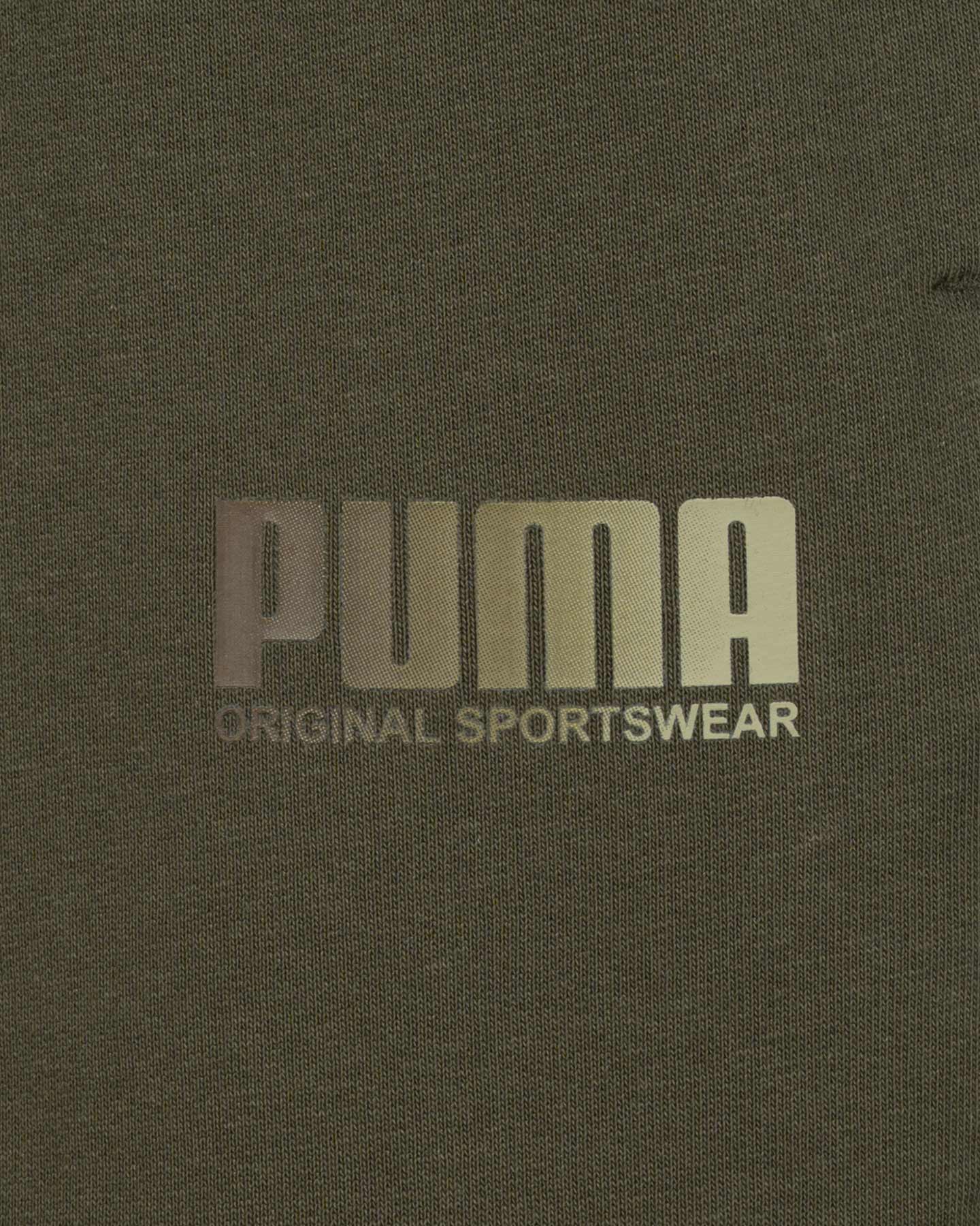 Pantalone PUMA BASIC JR - Verde - 2 | Cisalfa Sport