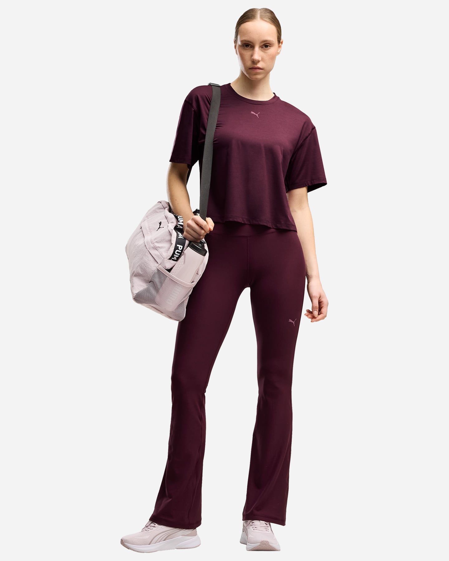 Leggings PUMA CLOUDSPUN FLARE W - Rosso - 4 | Cisalfa Sport