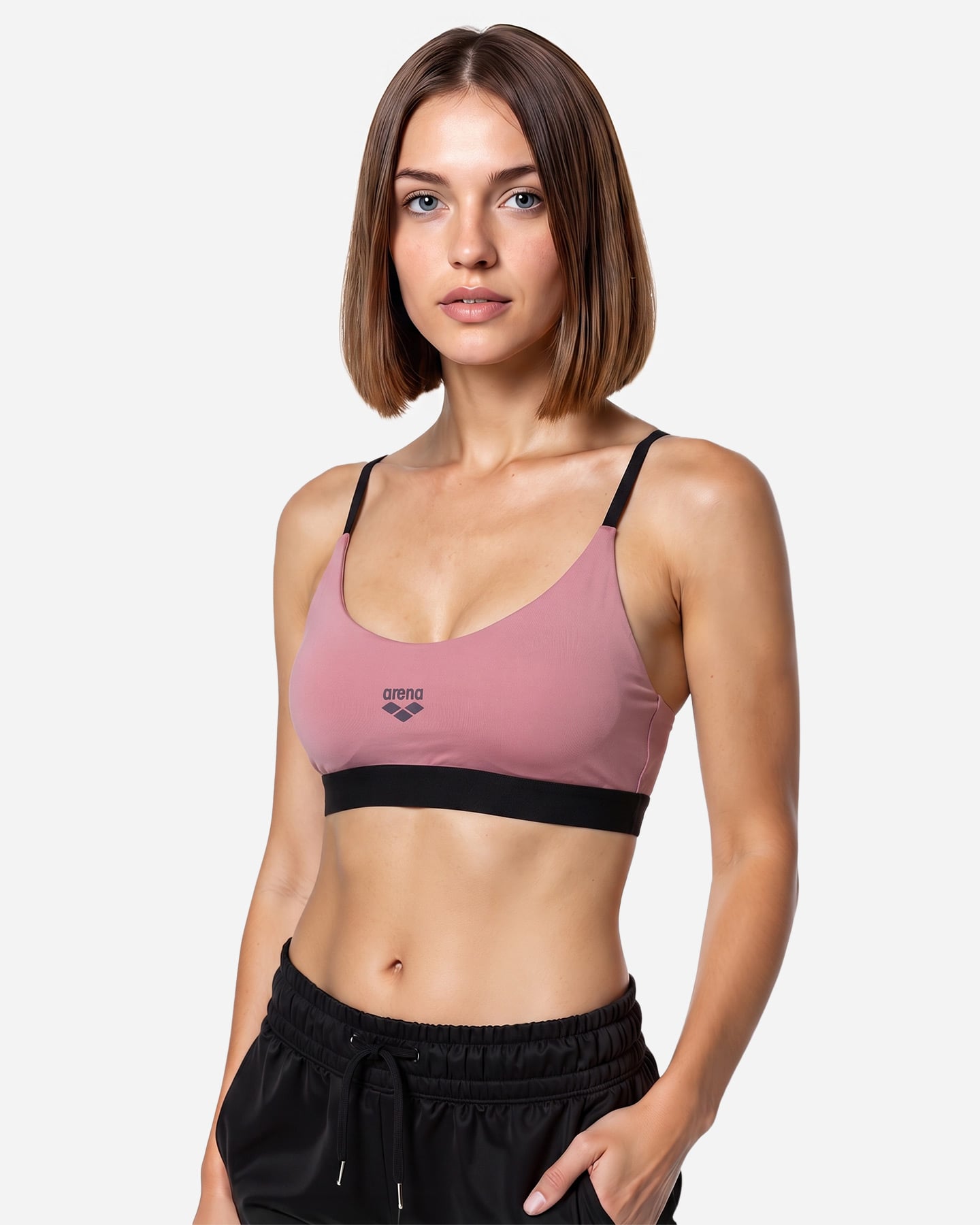 Bra training ARENA ESSENTIAL MOVE W - Rosa - 2 | Cisalfa Sport