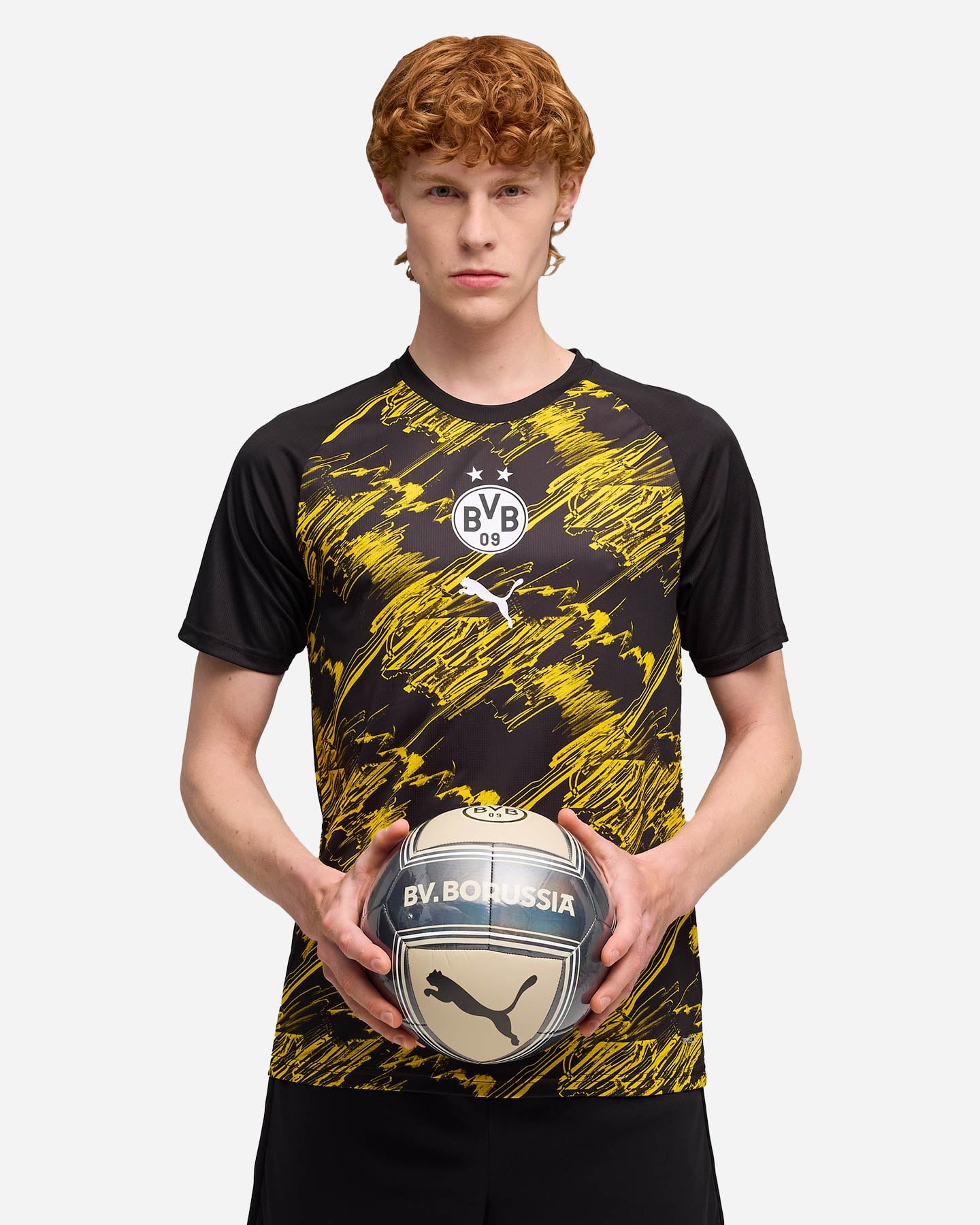 Abbigliamento calcio ufficiale PUMA PREMATCH BORUSSIA DORTMUND 26 M - Color mix - 3 | Cisalfa Sport