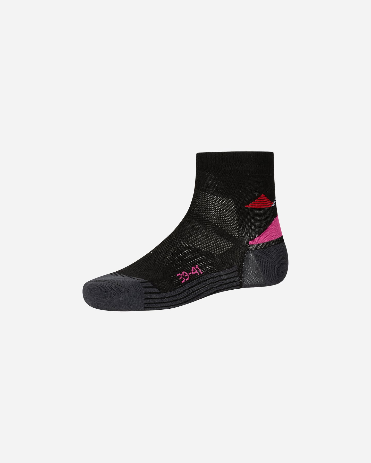 Calze running ABC RUNNING 100 QUARTER W - Fucsia - 1 | Cisalfa Sport