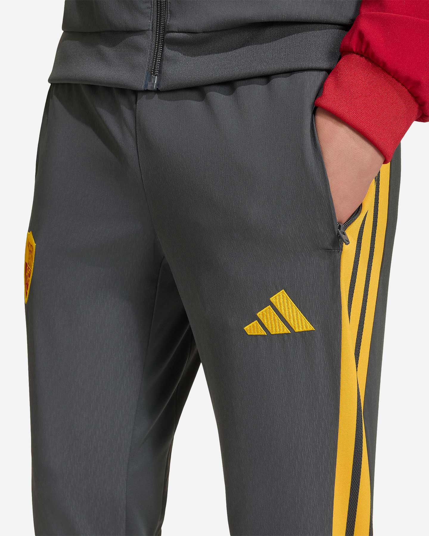 Abbigliamento calcio ufficiale ADIDAS AS ROMA TIRO26 COMPETITION PRESENTATION 26-27 JR - Verde - 4 | Cisalfa Sport