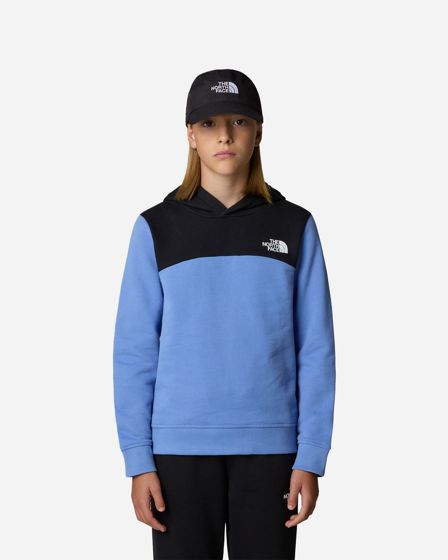 Felpa THE NORTH FACE COLORBLOCK VIRTUAL JR - Blu - 2 | Cisalfa Sport