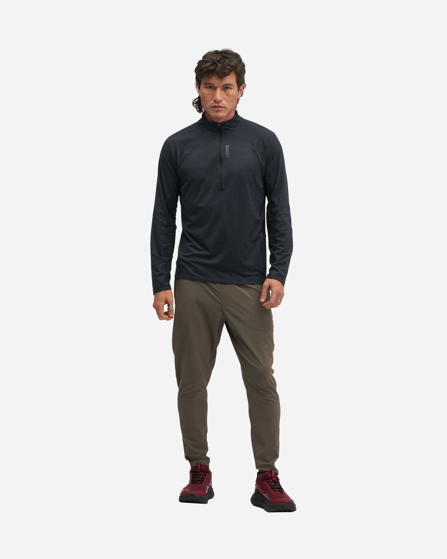 Maglia running HOKA CLASSIC M - Nero - 2 | Cisalfa Sport