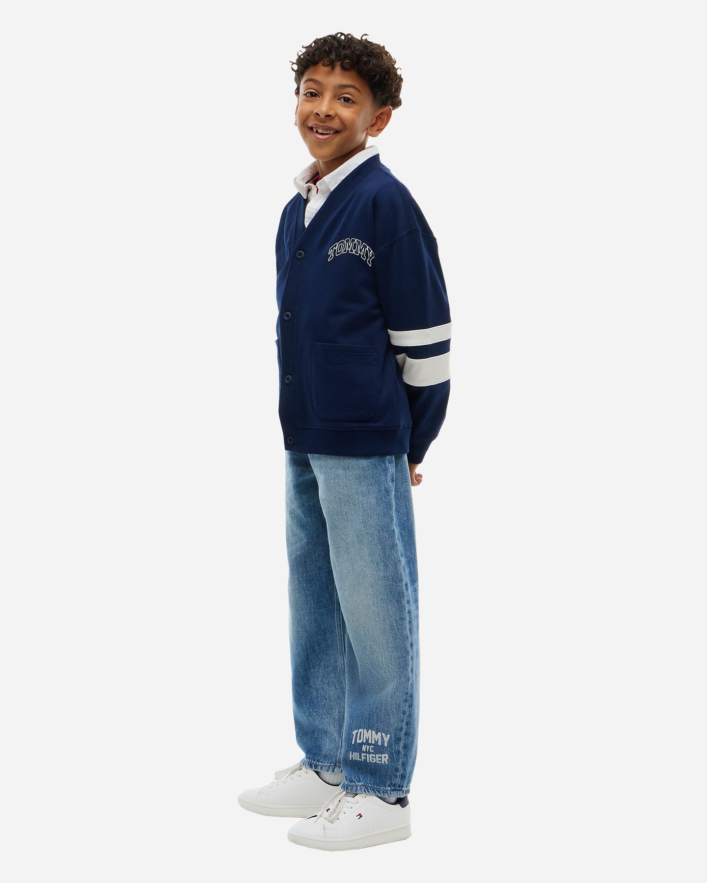 Jeans TOMMY HILFIGER BARREL LOGO LEG LD JR - Denim - 4 | Cisalfa Sport