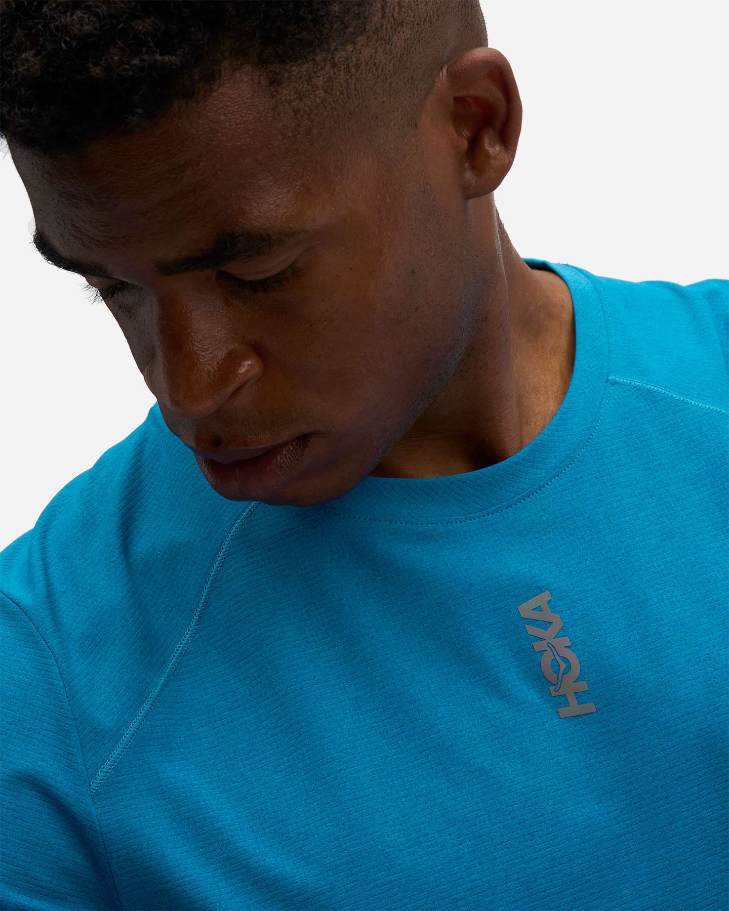 T-shirt running HOKA CLASSIC M - Blu - 4 | Cisalfa Sport