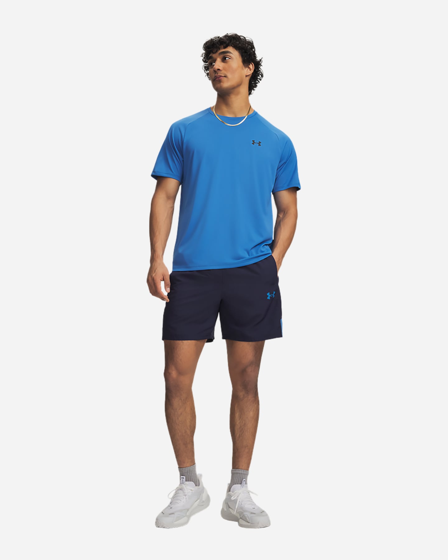 Pantalone training UNDER ARMOUR TECH UTILITY M - Blu - 2 | Cisalfa Sport