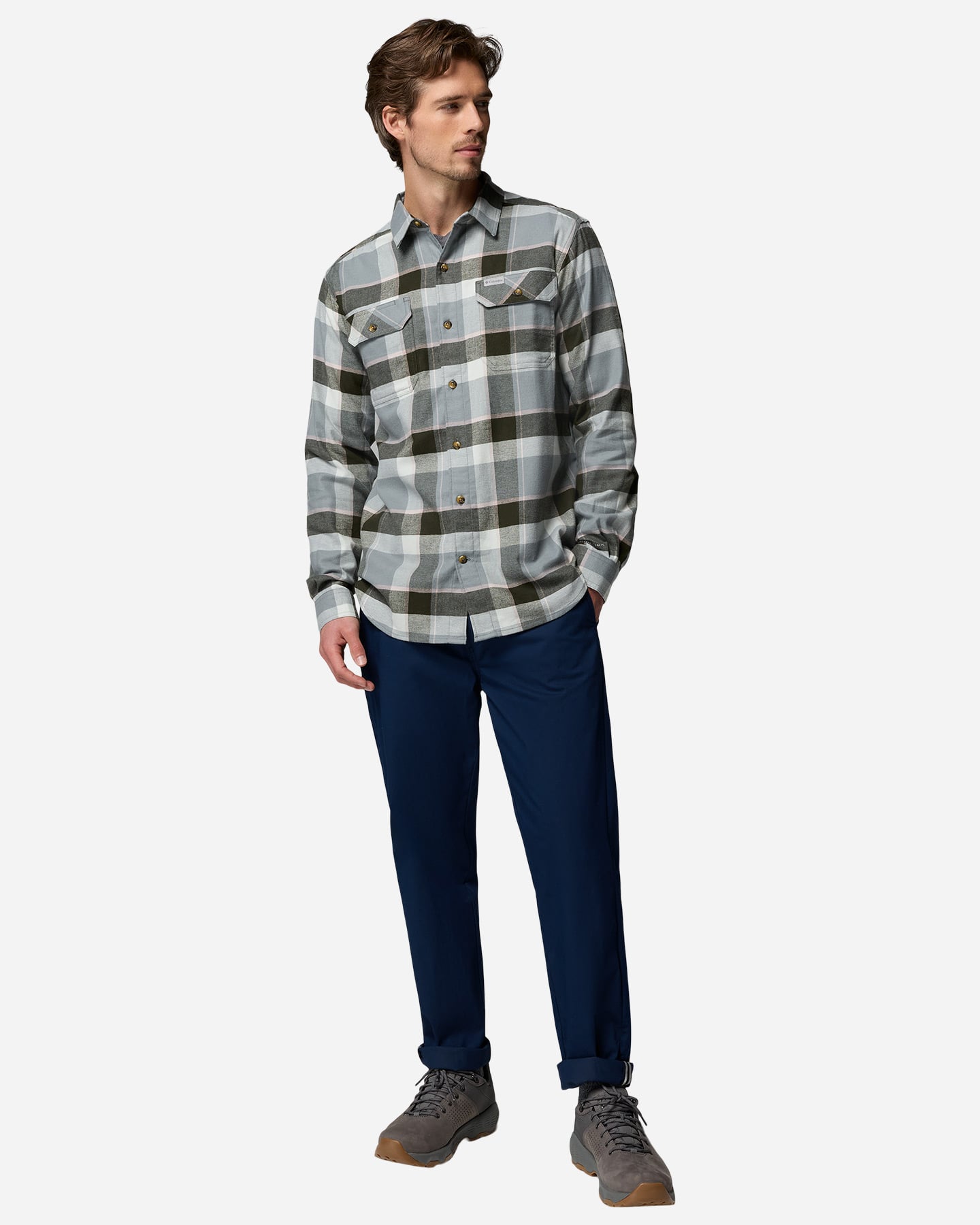 Camicia COLUMBIA FLARE GUN M - Grigio - 2 | Cisalfa Sport