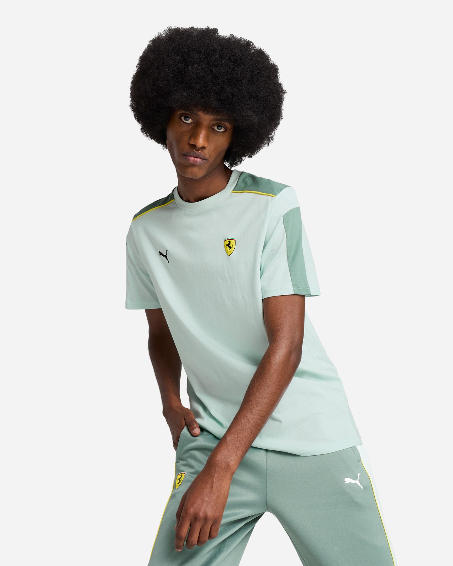 T-shirt PUMA FERRARI RACE MT7 M - Verde - 2 | Cisalfa Sport