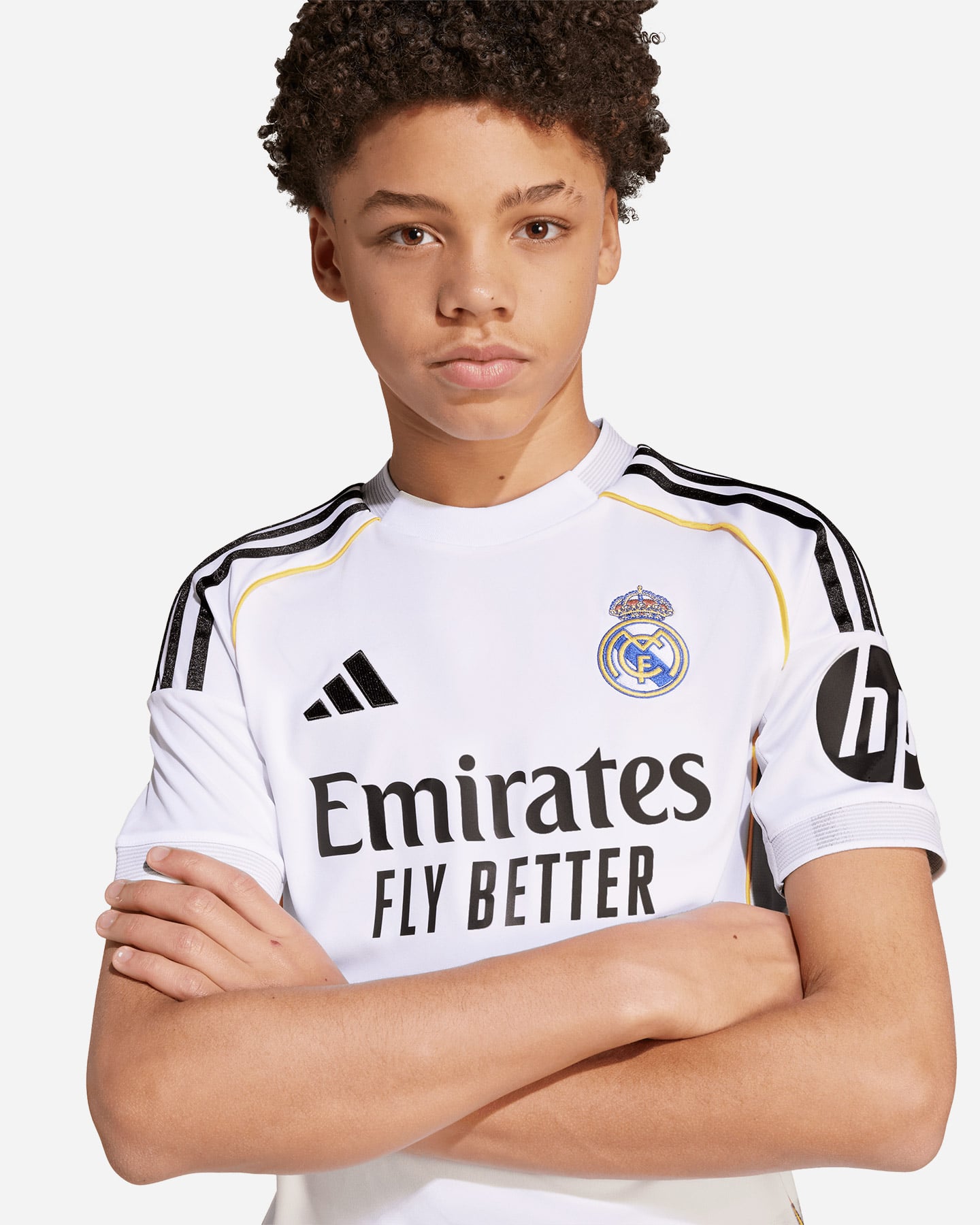 Maglia calcio ufficiale ADIDAS REAL MADRID HOME 25-26 JR - Bianco - 3 | Cisalfa Sport