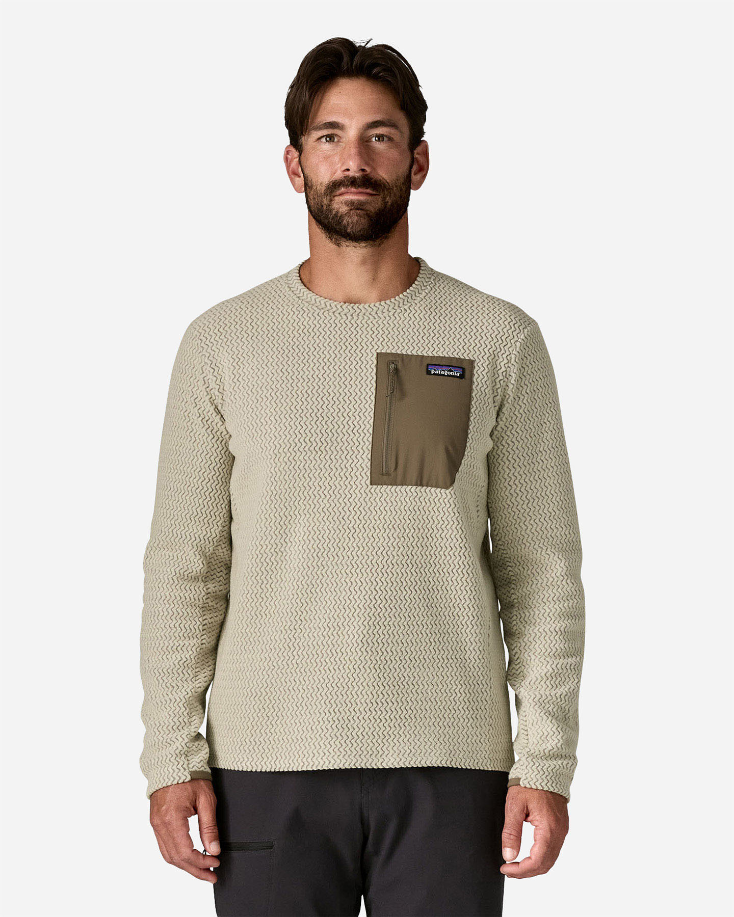 Pile PATAGONIA R1 AIR M - Beige - 1 | Cisalfa Sport