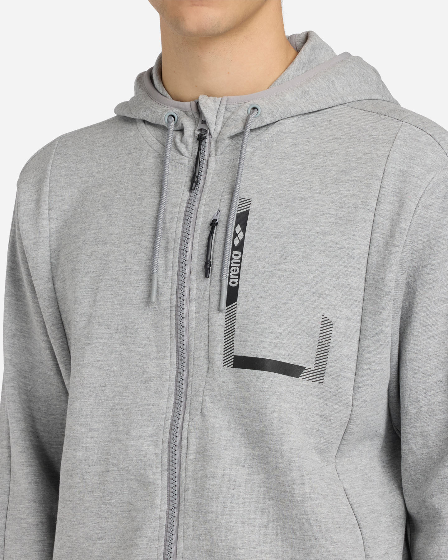 Felpa ARENA EVOLVING ATHLETIC M - Grigio - 5 | Cisalfa Sport