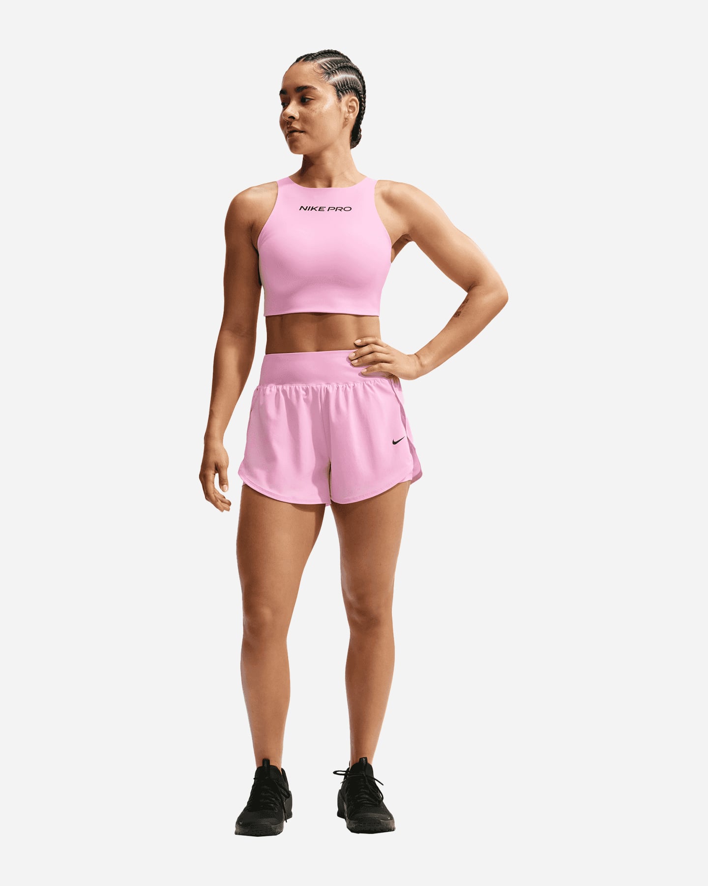 Short training NIKE PRO SCULPT 2IN1 3IN W - Fucsia - 1 | Cisalfa Sport