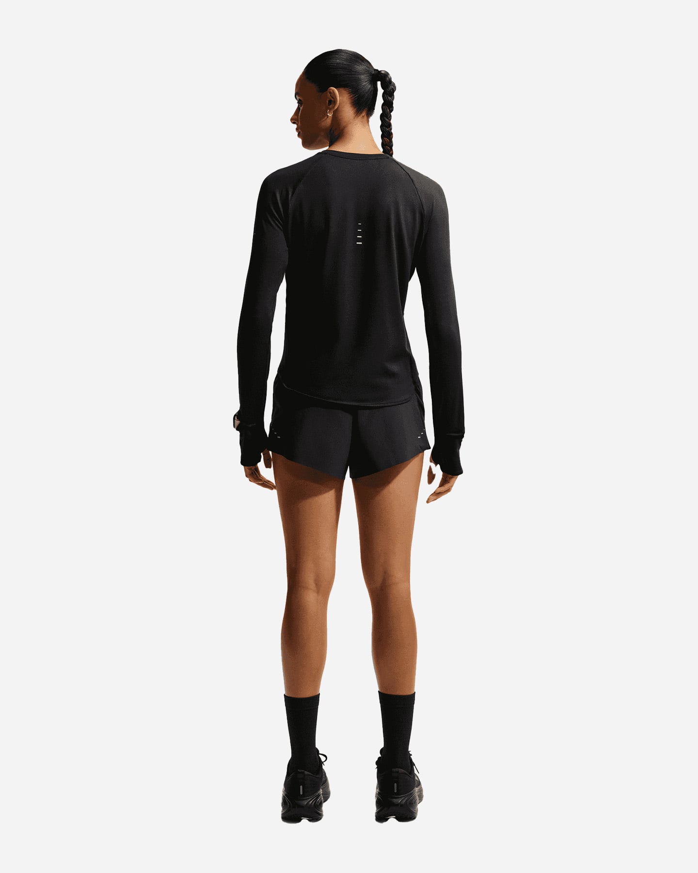 Maglia running NIKE SWIFT LS W - Nero - 2 | Cisalfa Sport