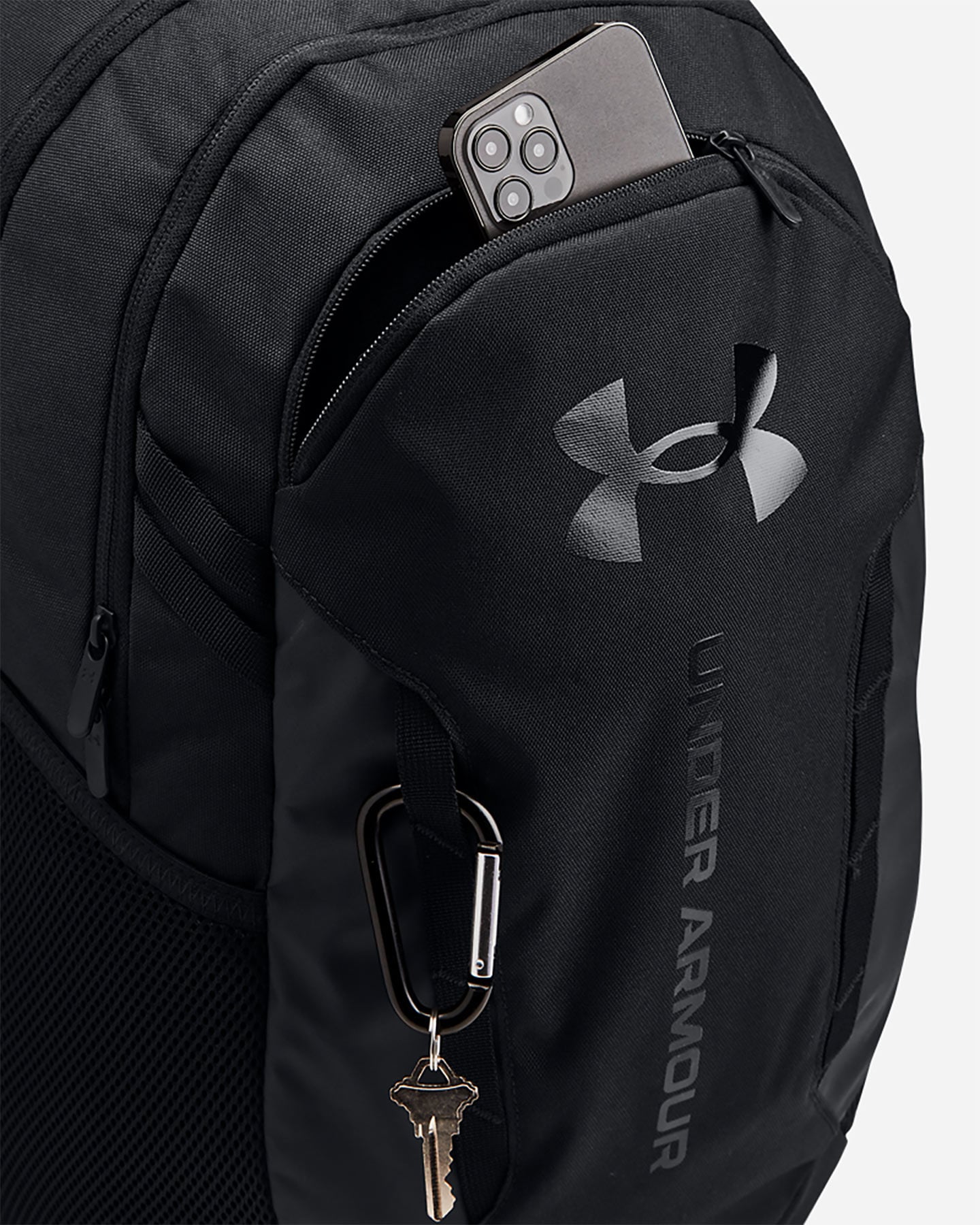 Zaino UNDER ARMOUR HUSTLE 6.0  - Nero - 3 | Cisalfa Sport