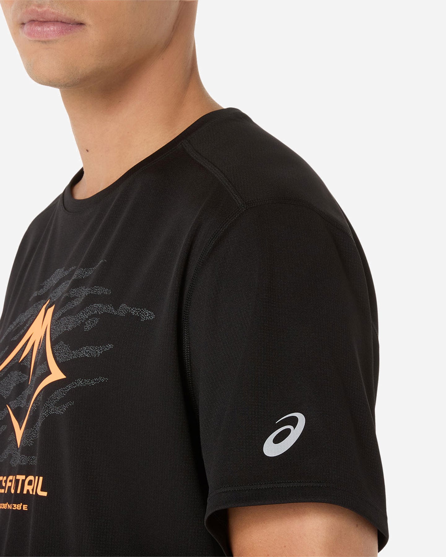 T-shirt running ASICS FUJITRAIL M - Nero - 5 | Cisalfa Sport