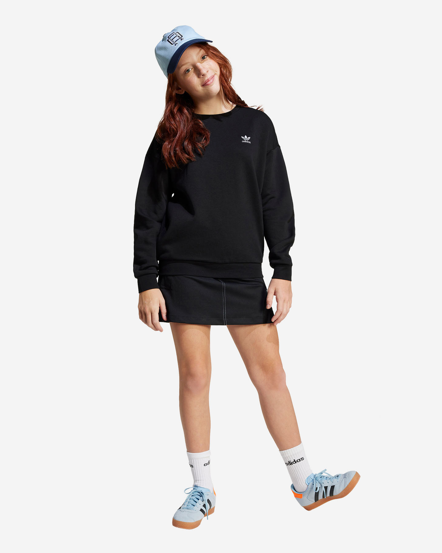 Felpa ADIDAS SMALL LOGO JR - Nero - 3 | Cisalfa Sport