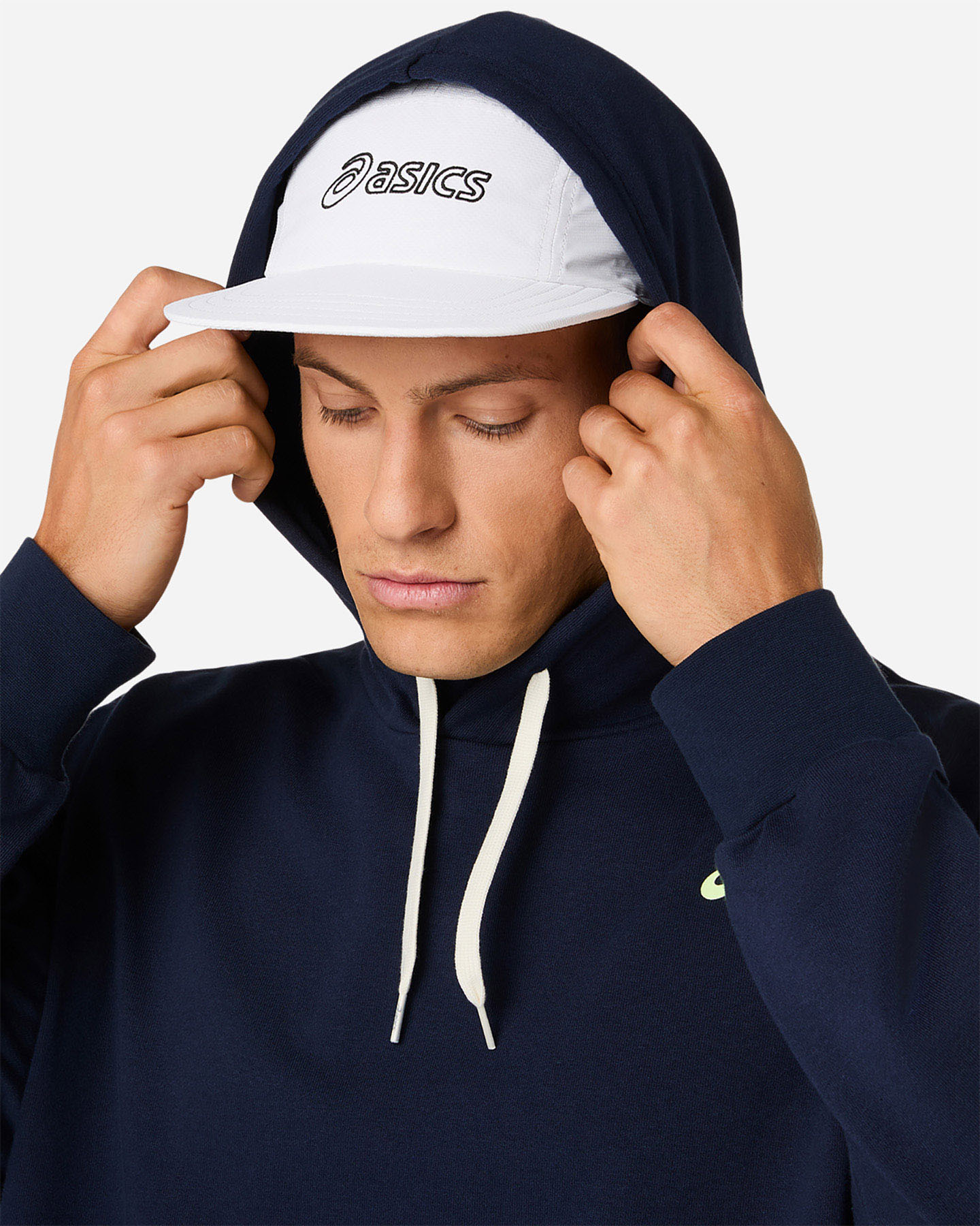 Felpa ASICS CLASSIC M - Blu - 5 | Cisalfa Sport