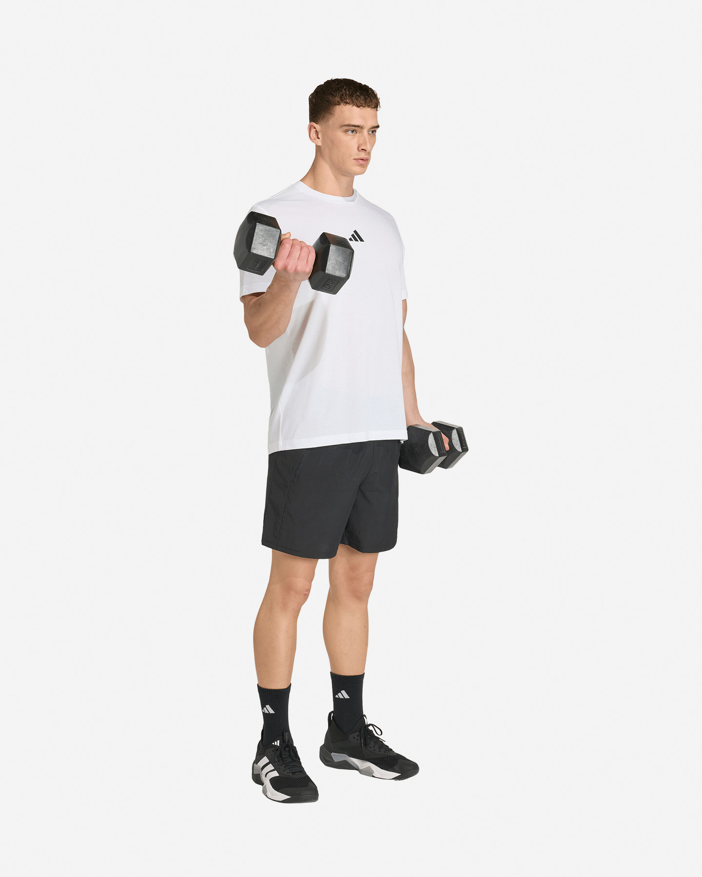T-shirt ADIDAS TECH CLIMA GRAPHIC M - Bianco - 3 | Cisalfa Sport