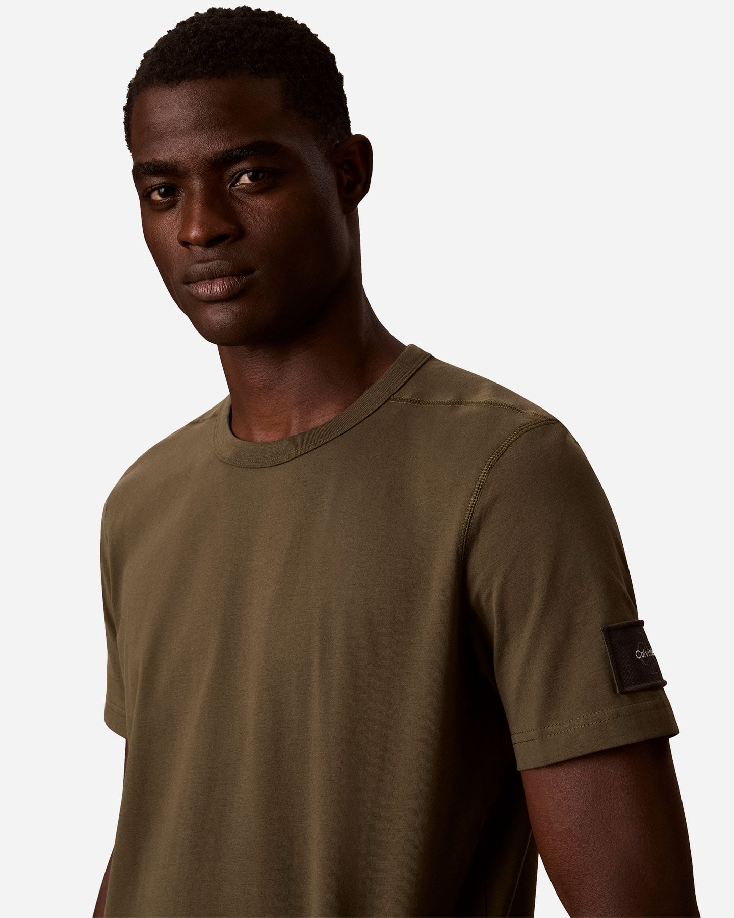 T-shirt CALVIN KLEIN JEANS BADGE M - Verde - 5 | Cisalfa Sport