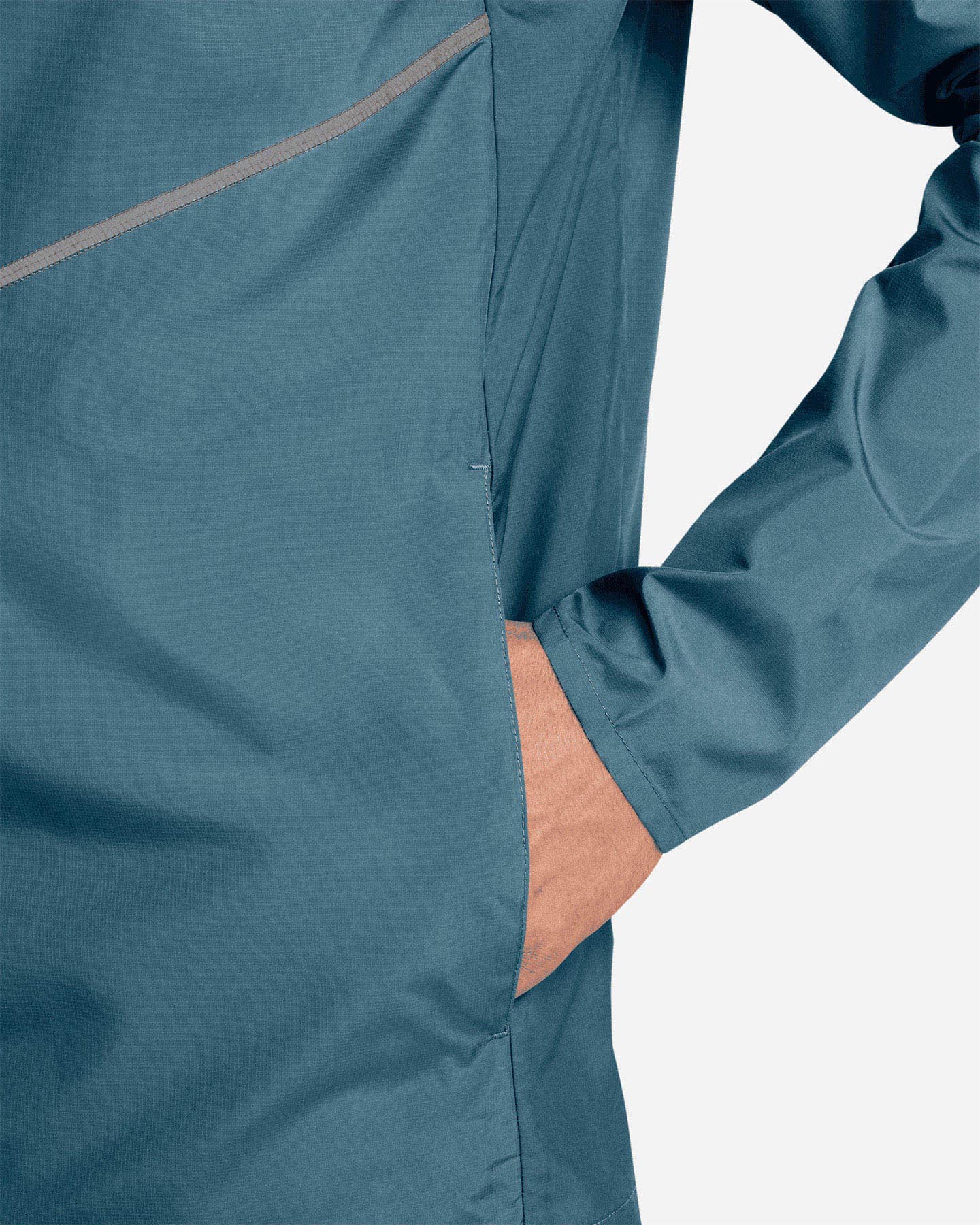 Giacca running NIKE MILER REPEL M - Blu - 2 | Cisalfa Sport