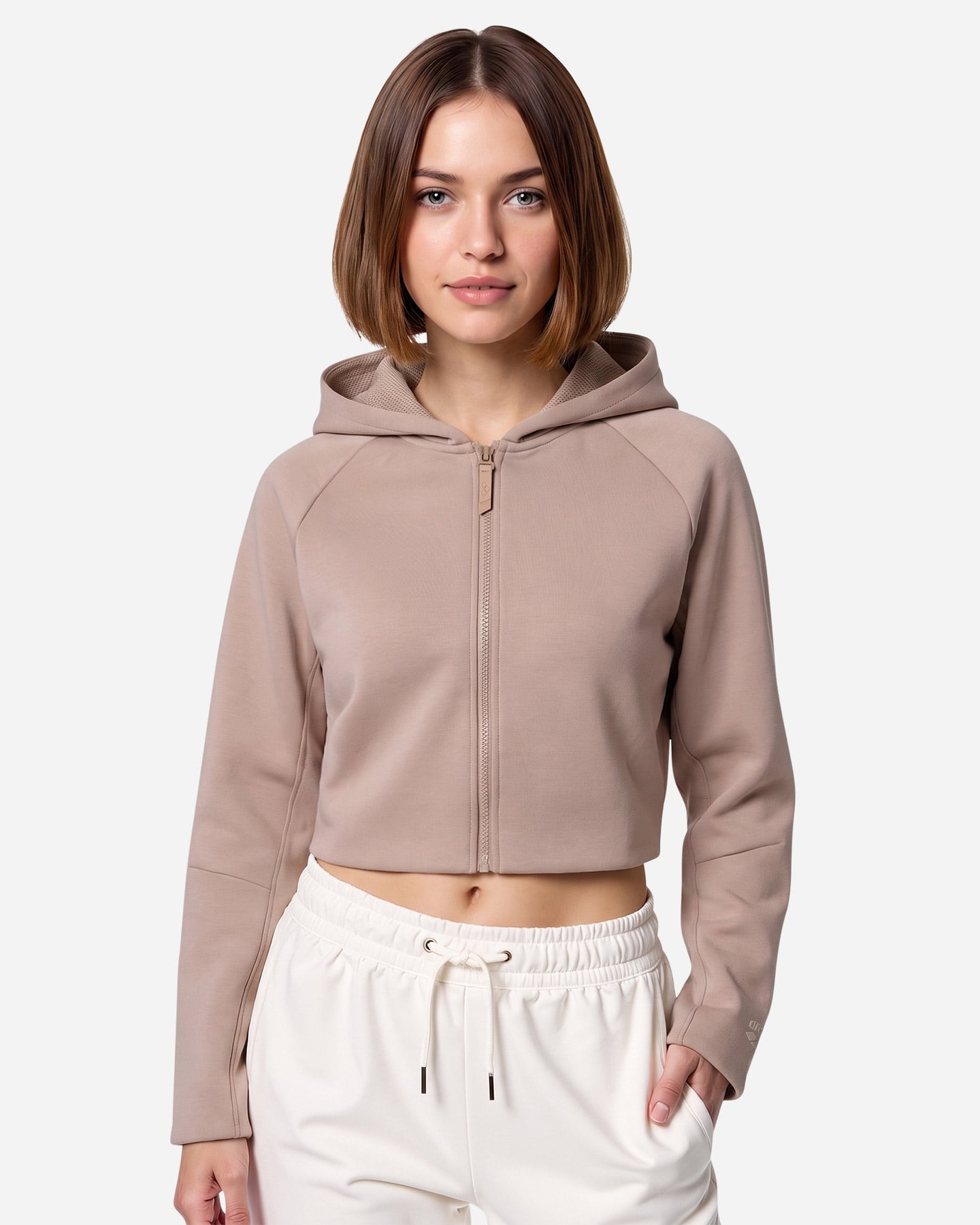 Felpa ARENA ATHLETIC PROGRESS W - Beige - 2 | Cisalfa Sport