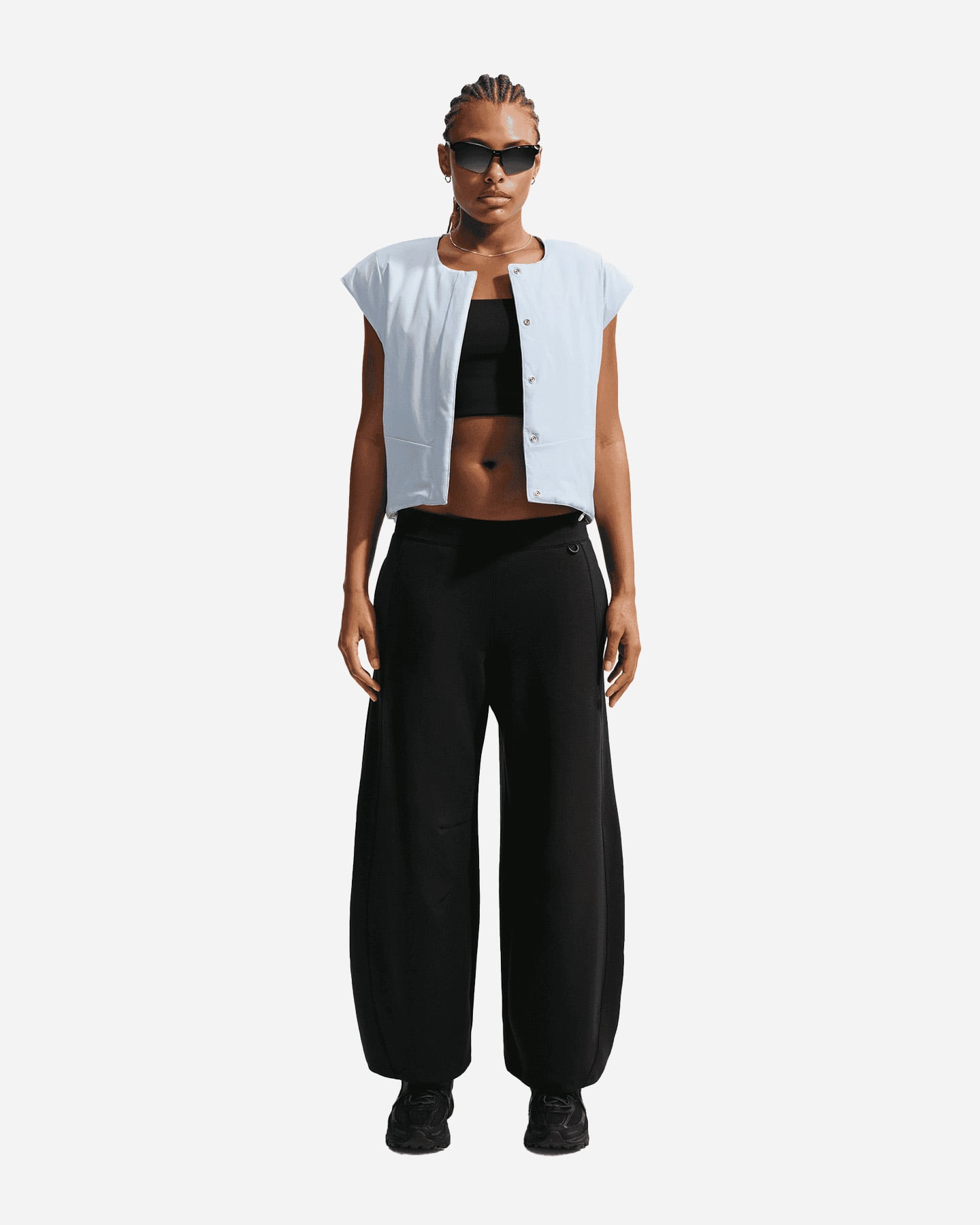Pantalone NIKE WIDE LEG SOFT 24.7 W - Nero - 1 | Cisalfa Sport