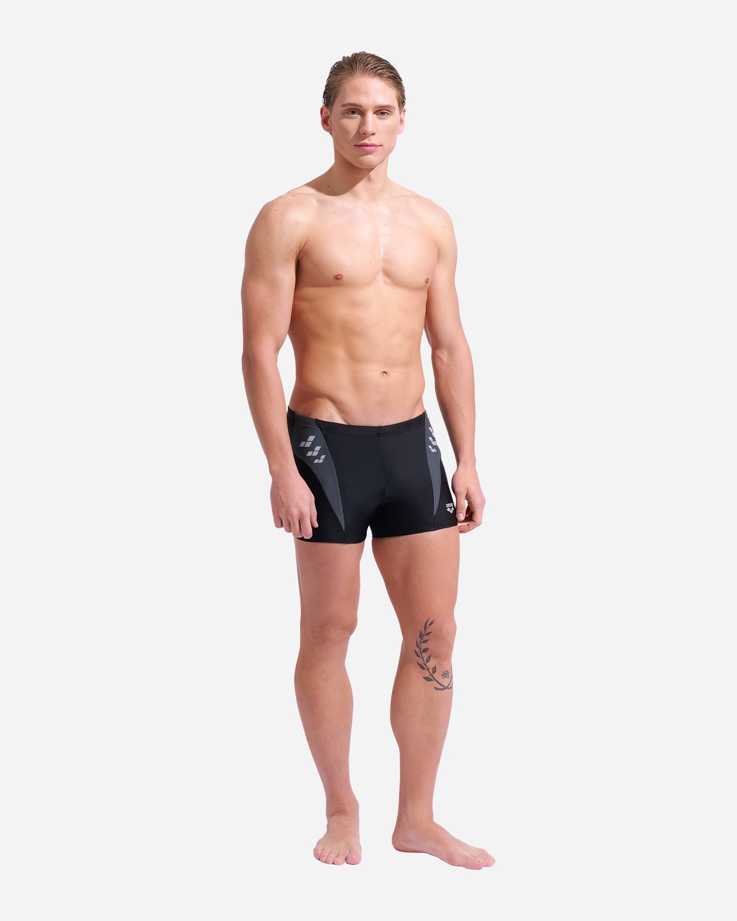 Short piscina ARENA STEPLOGO M - Nero - 2 | Cisalfa Sport