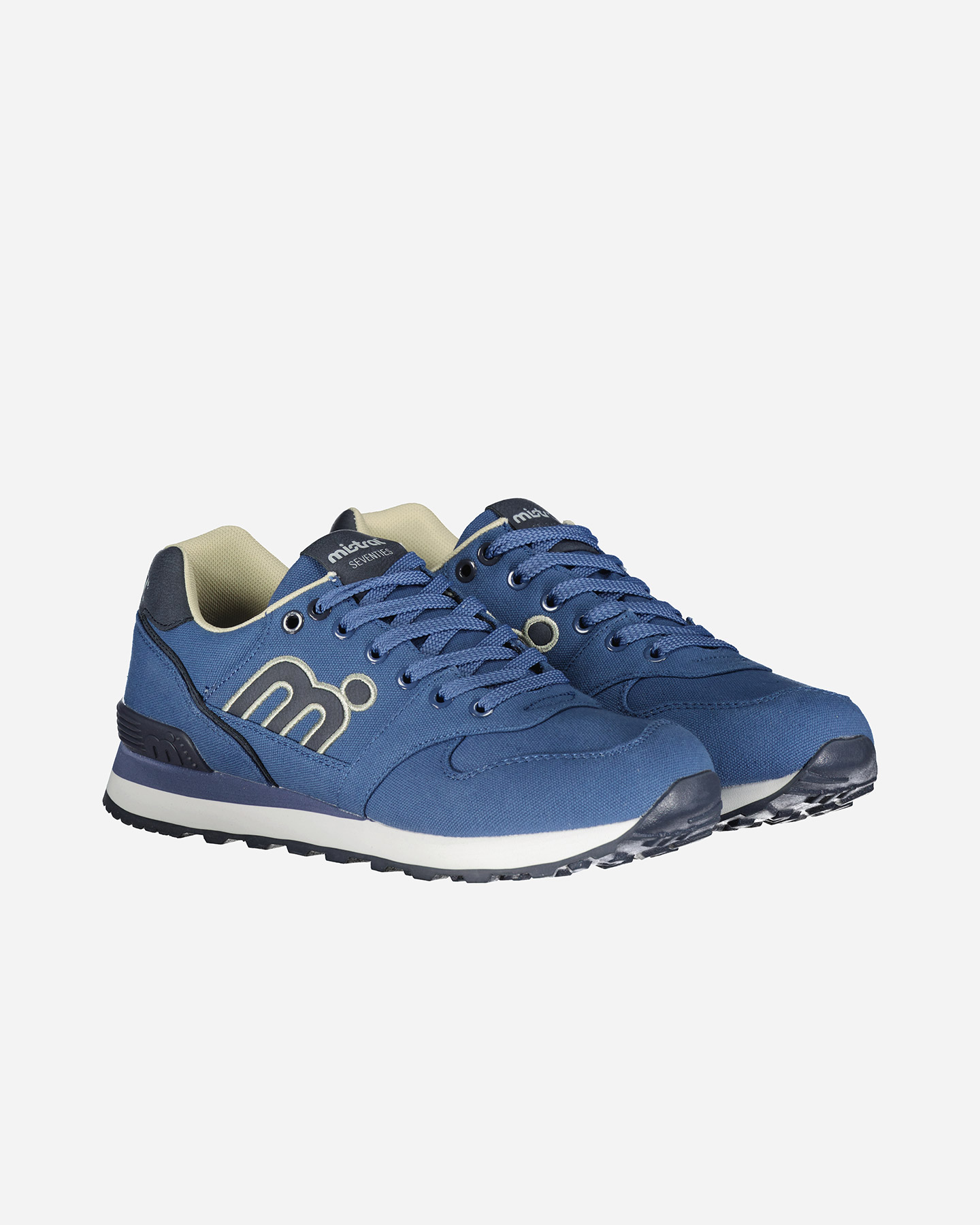 Scarpe sneakers MISTRAL SEVENTIES CANVAS M - Blu Navy - 1 | Cisalfa Sport