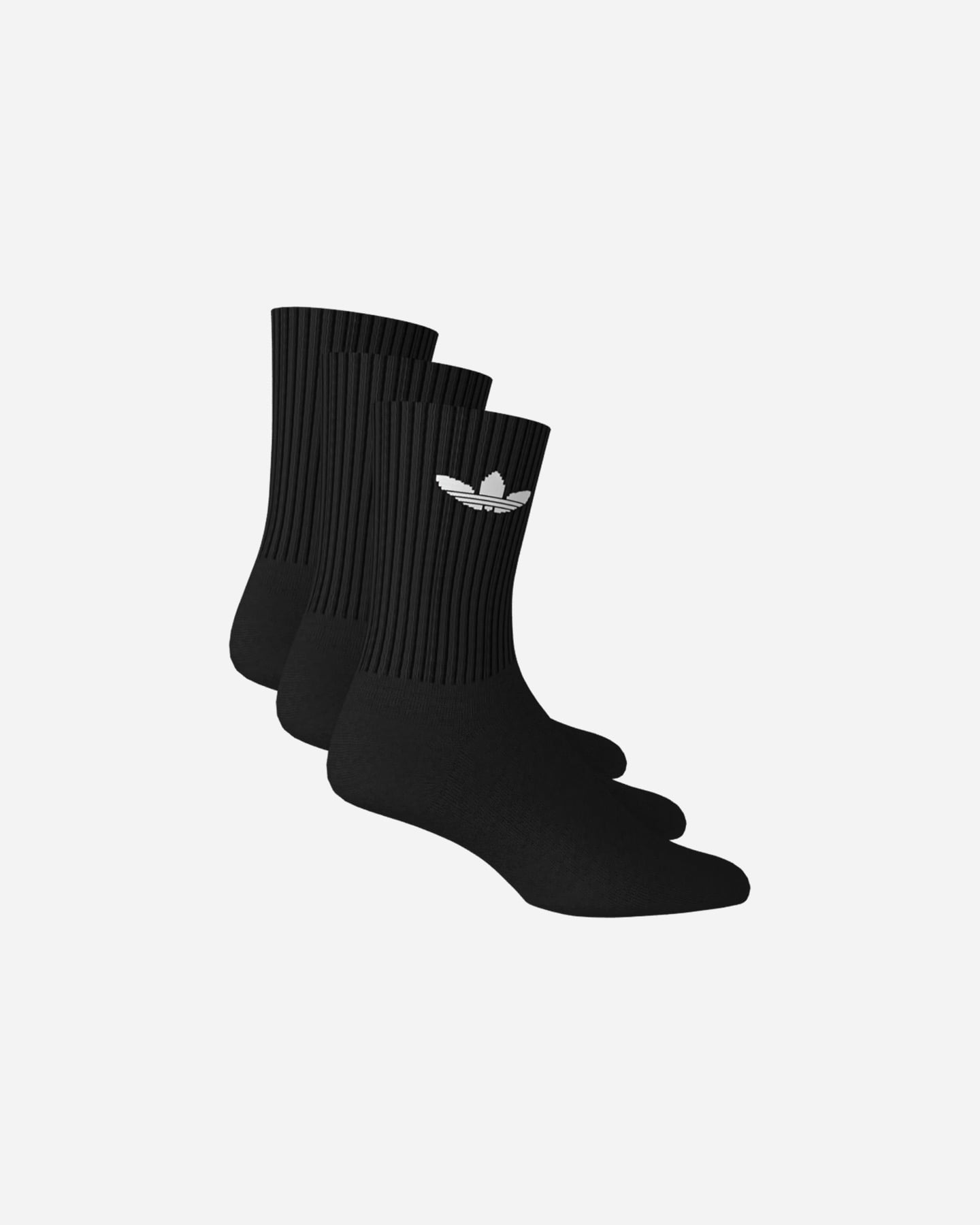 Calze ADIDAS TREFOIL CREW CUSHION 3PACK M - Nero - 4 | Cisalfa Sport
