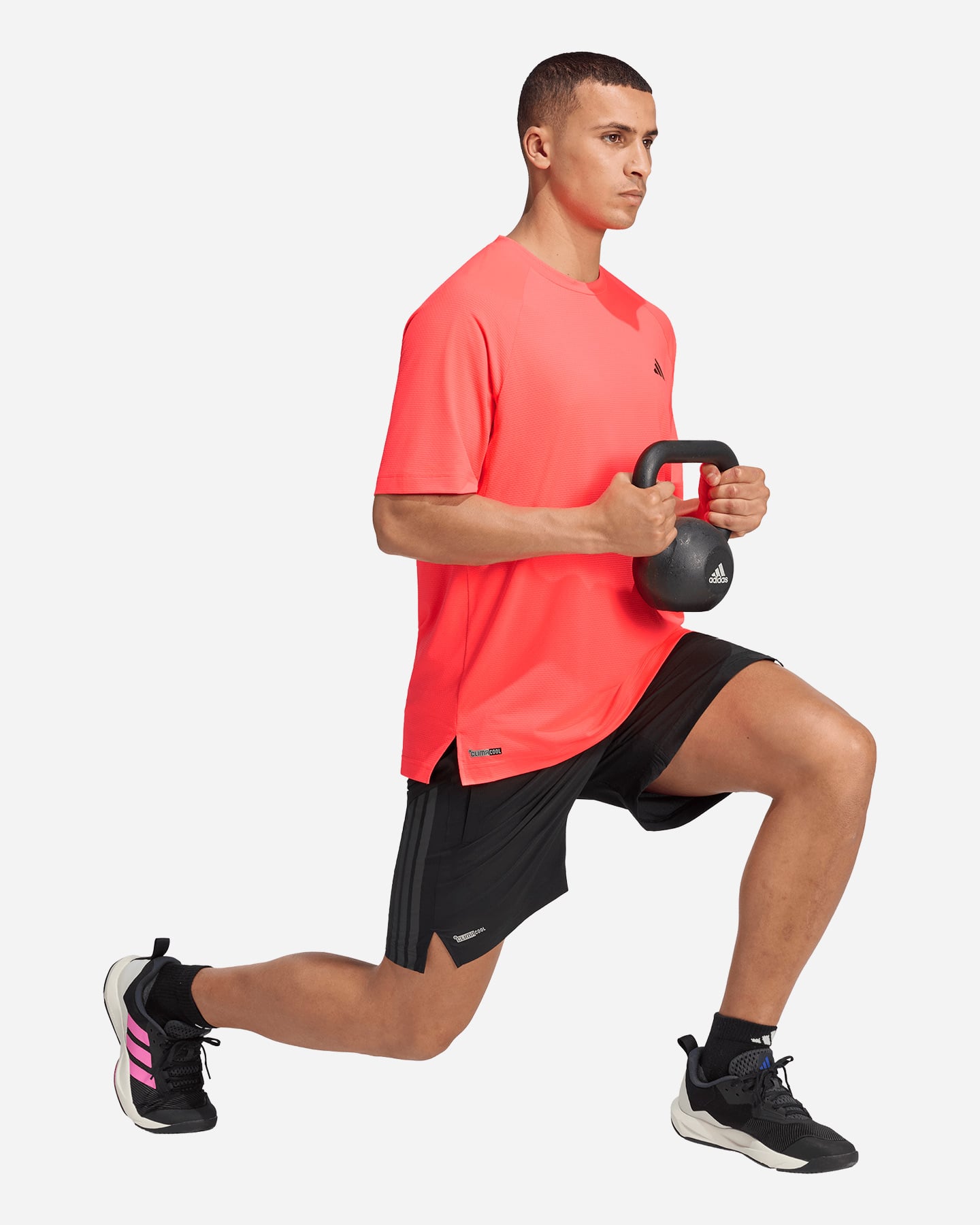 T-shirt training ADIDAS TECH ESSENTIALS M - Fucsia - 3 | Cisalfa Sport
