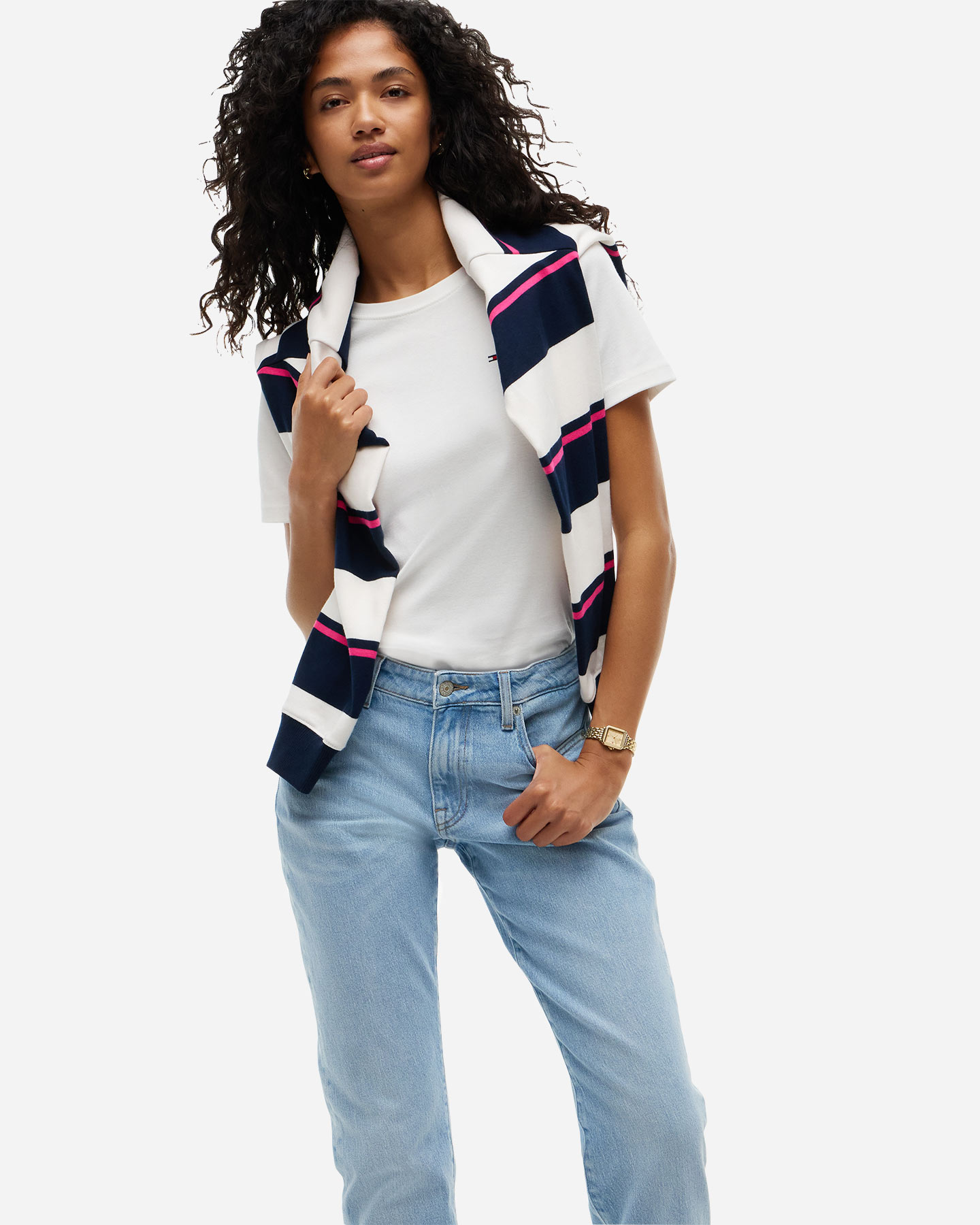 Jeans TOMMY HILFIGER LUCY MR SLIM L32 W - Denim - 4 | Cisalfa Sport