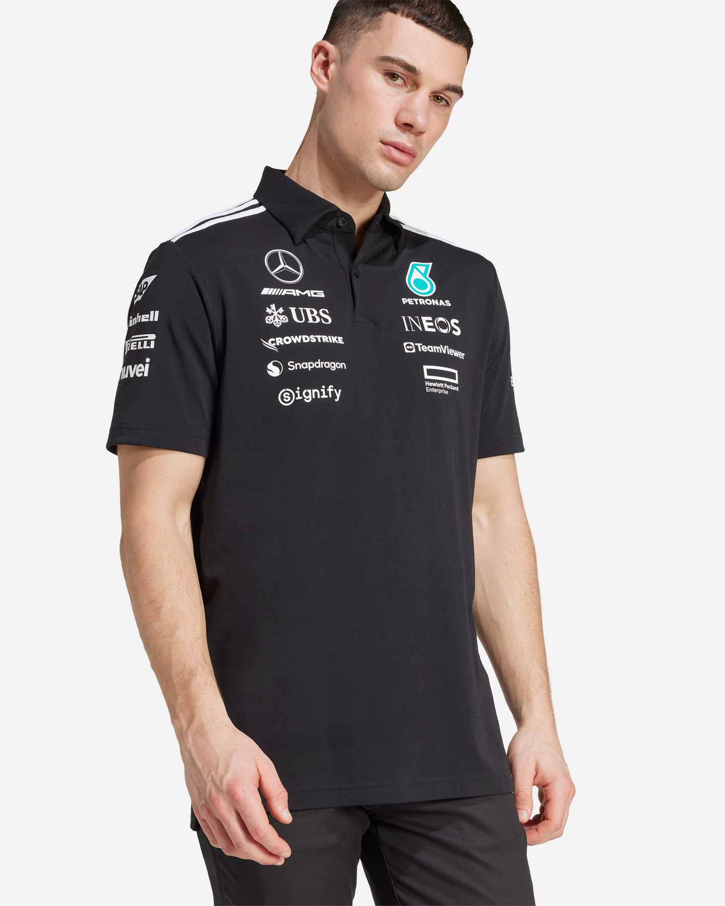 Polo ADIDAS MERCEDES TM M - Nero - 3 | Cisalfa Sport