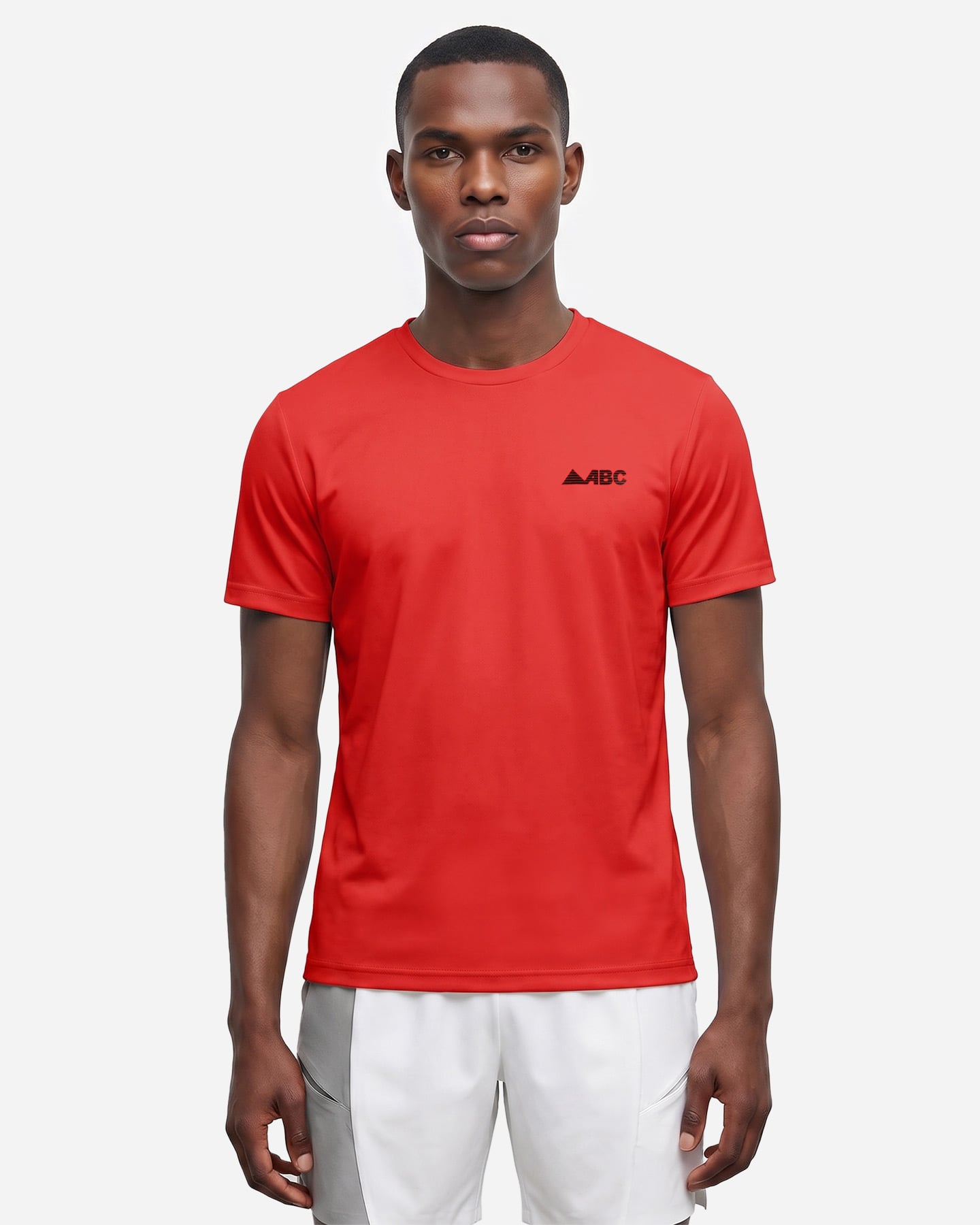 T-shirt tennis ABC ESSENTIAL M - Arancione - 2 | Cisalfa Sport