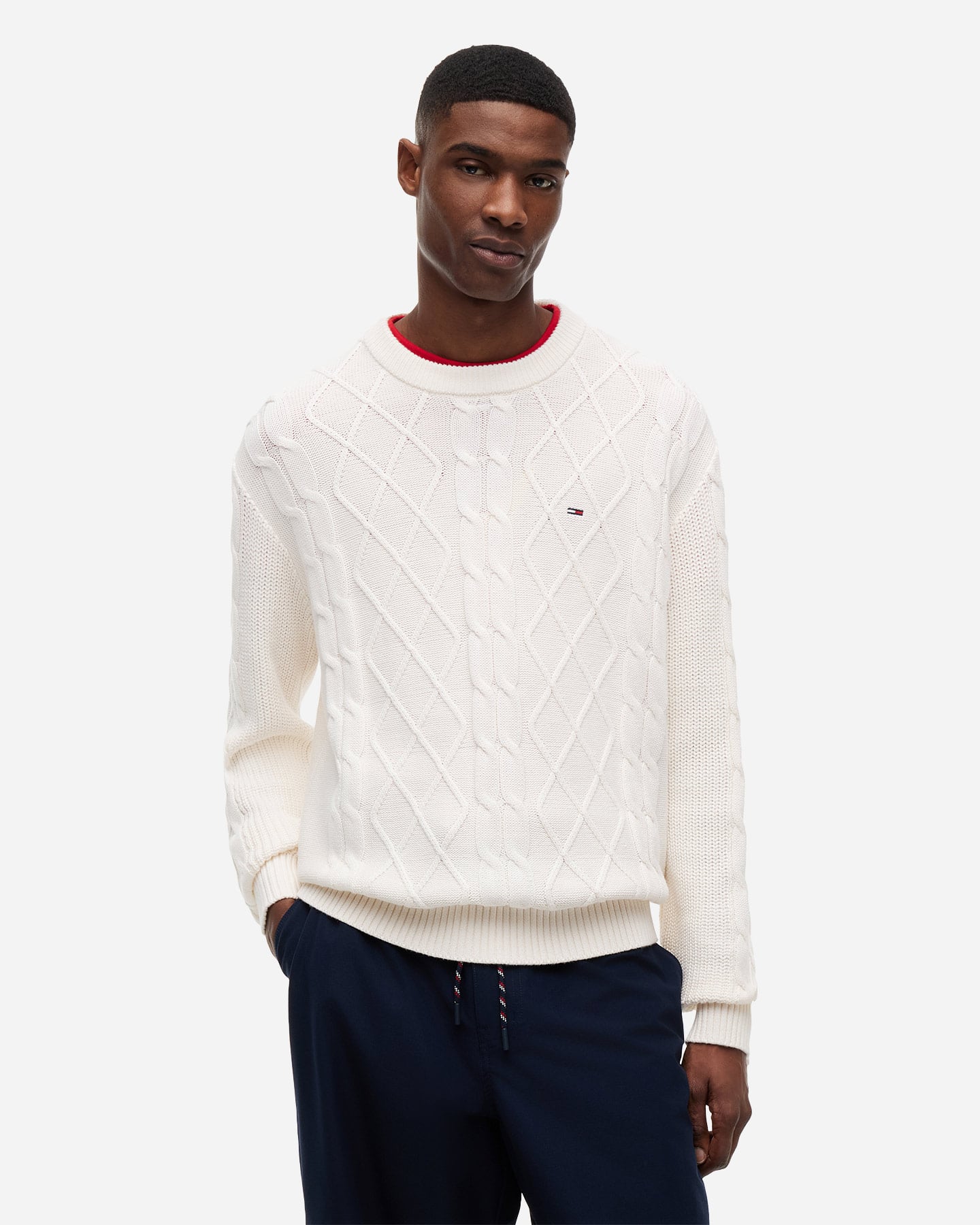 Maglione TOMMY HILFIGER CABLE M - Beige - 1 | Cisalfa Sport