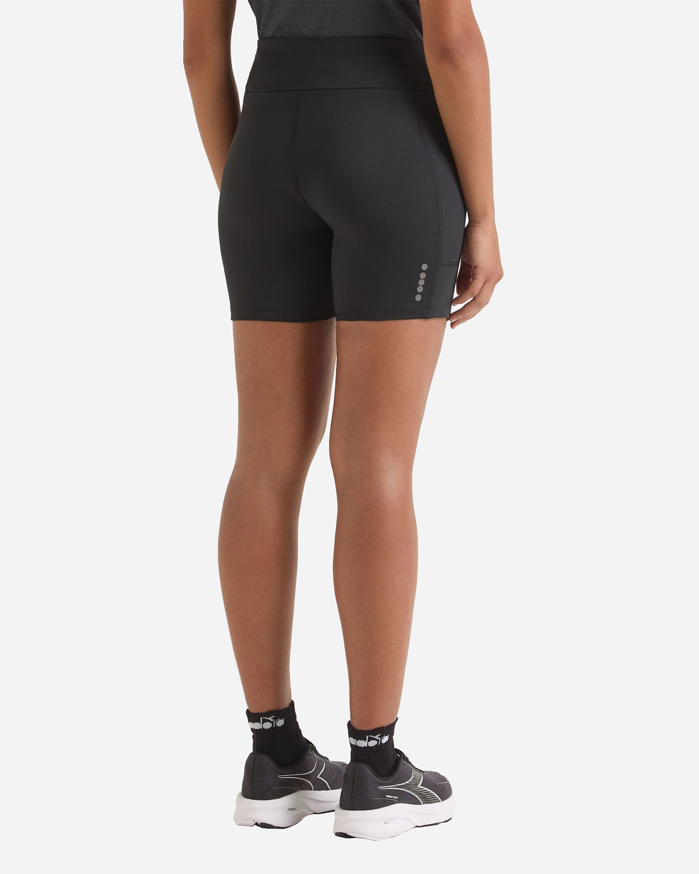 Short running DIADORA CLASSIC W - Nero - 2 | Cisalfa Sport