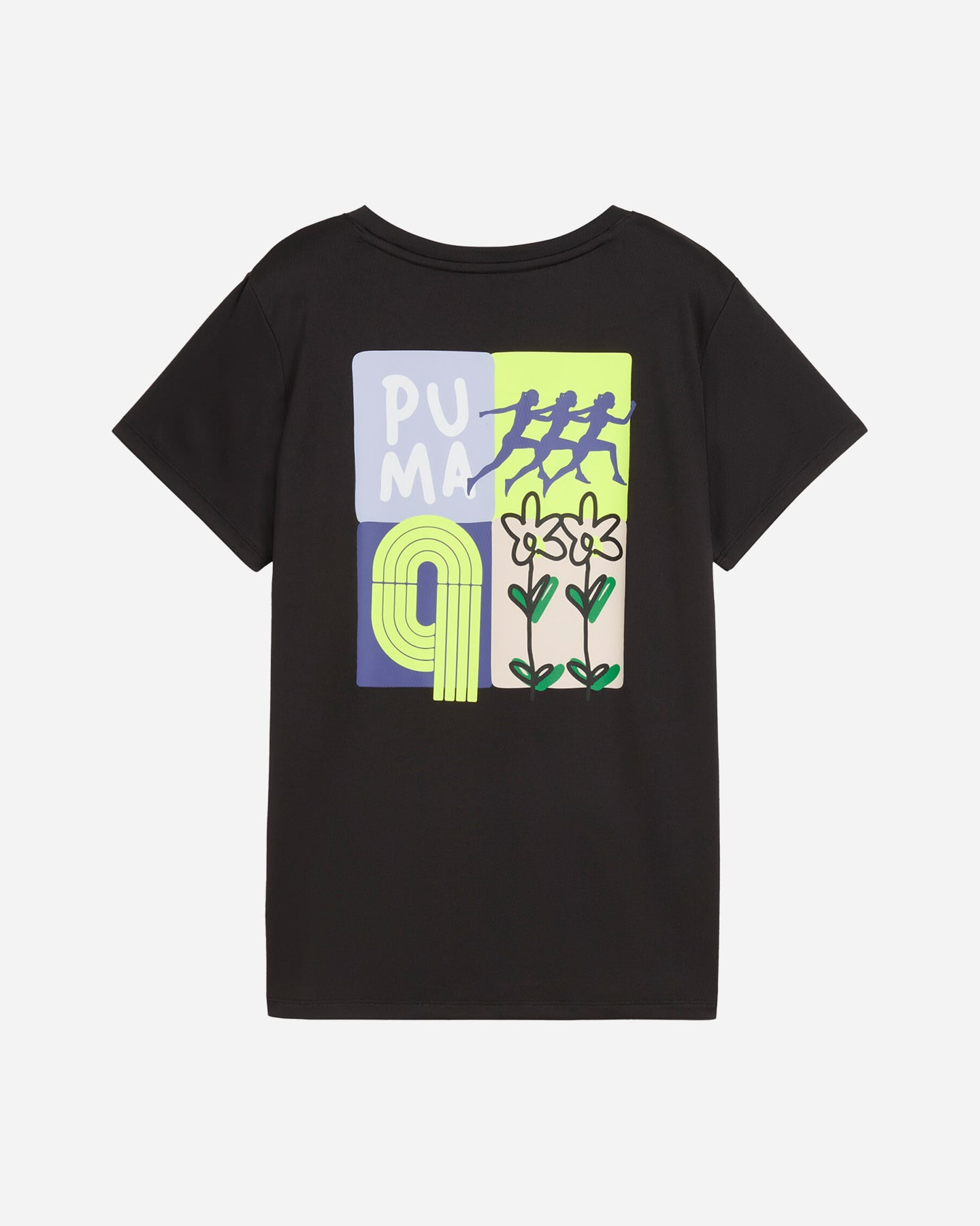 T-shirt running PUMA GRAPHIC W - Nero - 1 | Cisalfa Sport