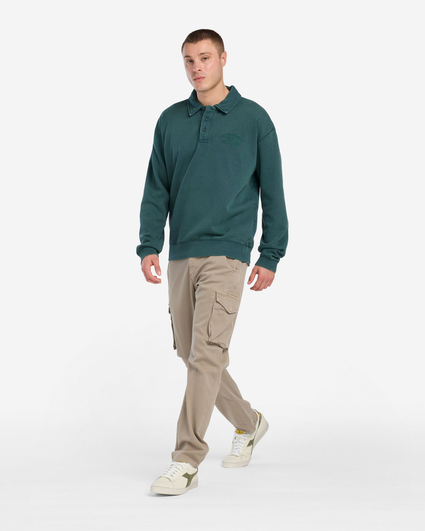 Felpa BEAR UNEARTHED NATURE M - Verde - 2 | Cisalfa Sport
