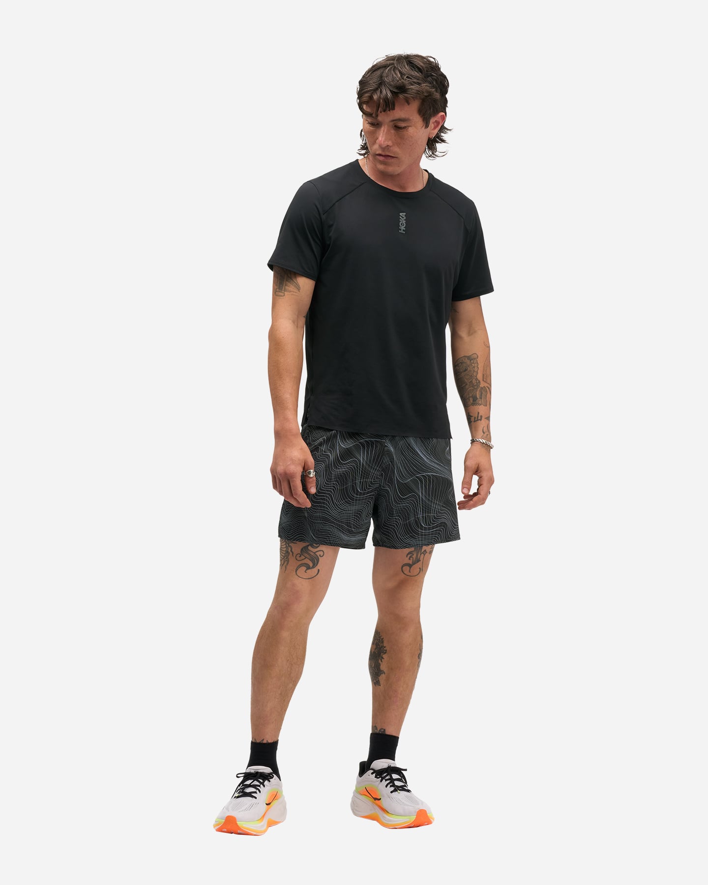 Short running HOKA BASIC M - Nero - 1 | Cisalfa Sport