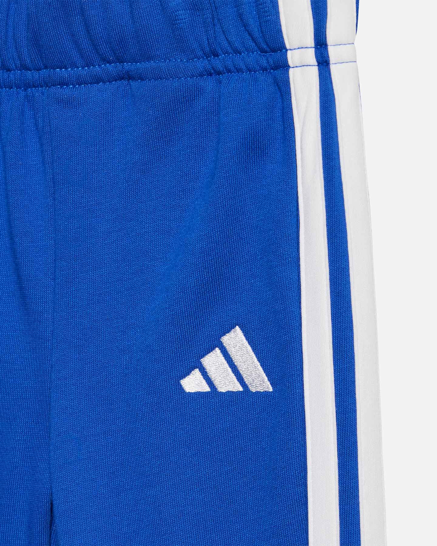 Tuta ADIDAS ESSENTIALS JR - Blu royal - 4 | Cisalfa Sport