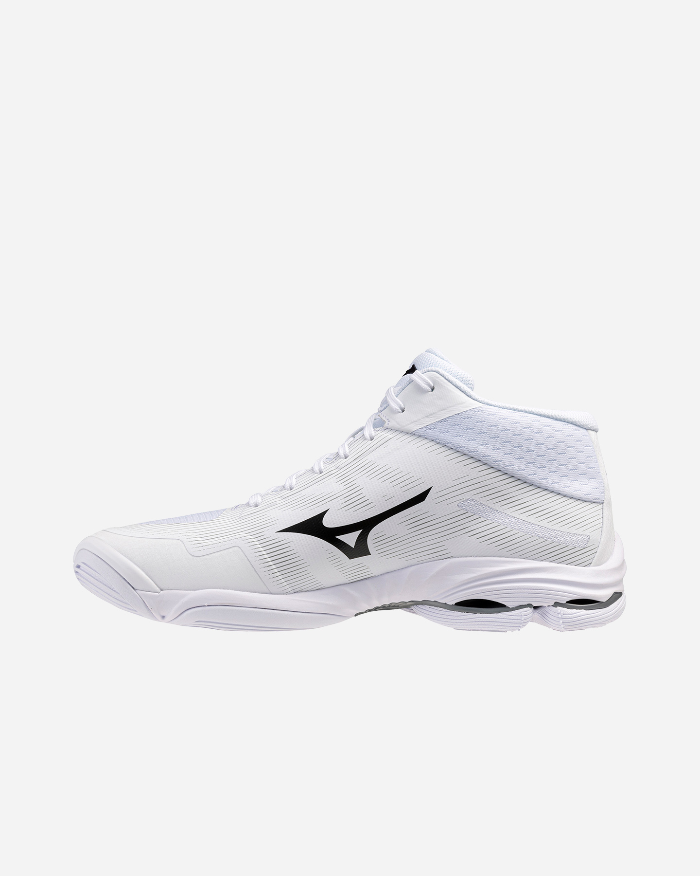 Scarpe volley MIZUNO WAVE LIGHTENING PRO MID M - Bianco - 4 | Cisalfa Sport