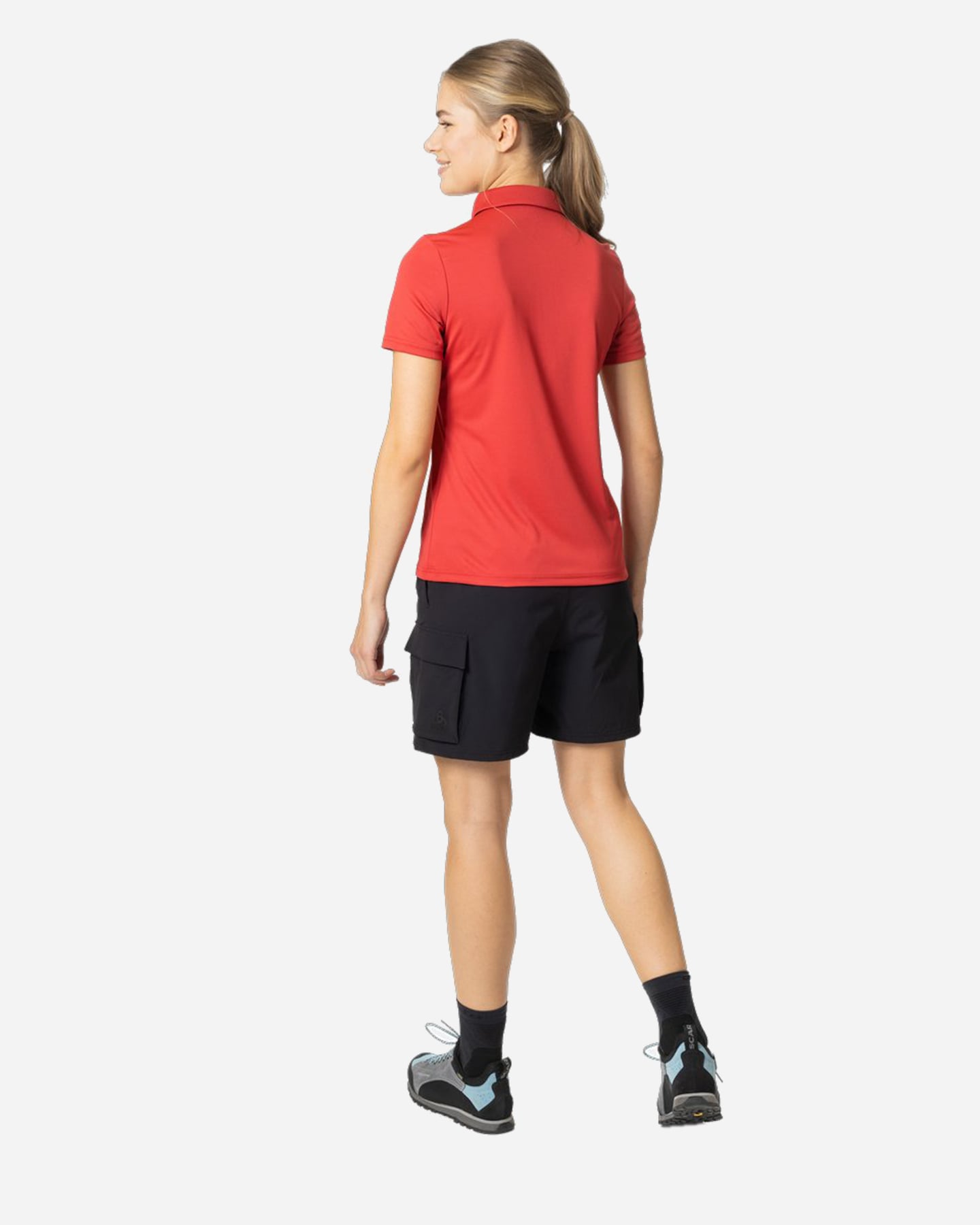 Polo ODLO CARDADA W - Rosso - 5 | Cisalfa Sport