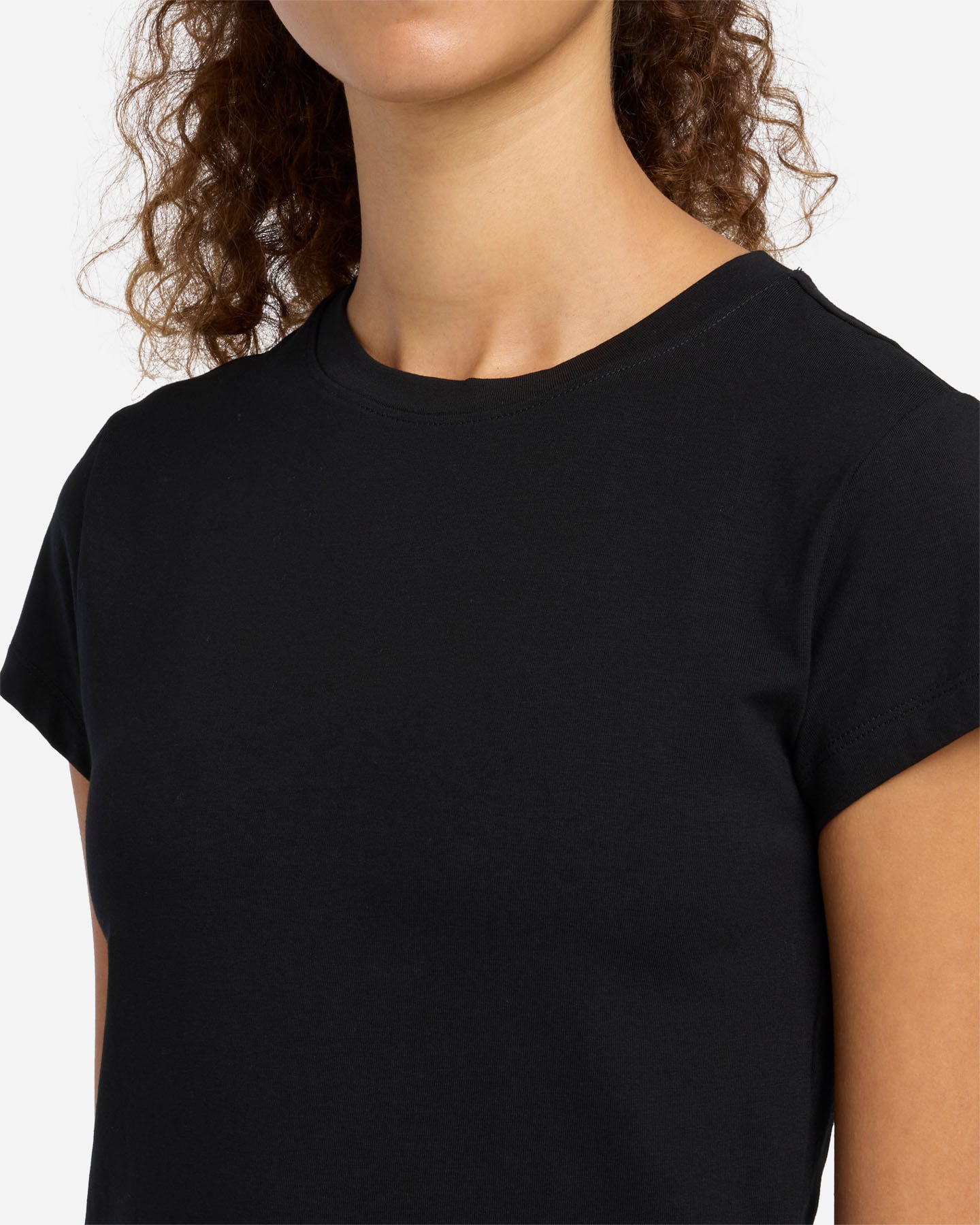 T-shirt ABC NEW BASIC W - Nero - 5 | Cisalfa Sport