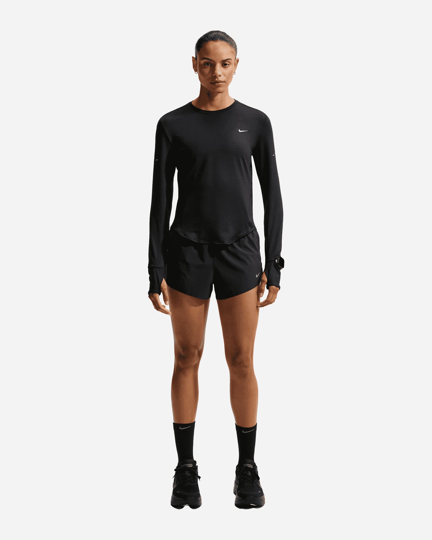 Maglia running NIKE SWIFT LS W - Nero - 1 | Cisalfa Sport