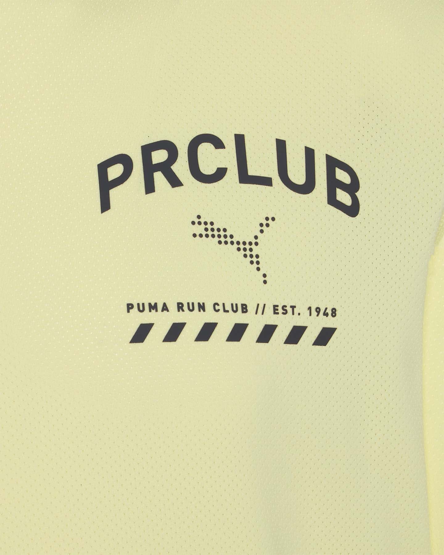 Maglia running PUMA RUN CLUB GRAPHIC M - Giallo - 2 | Cisalfa Sport