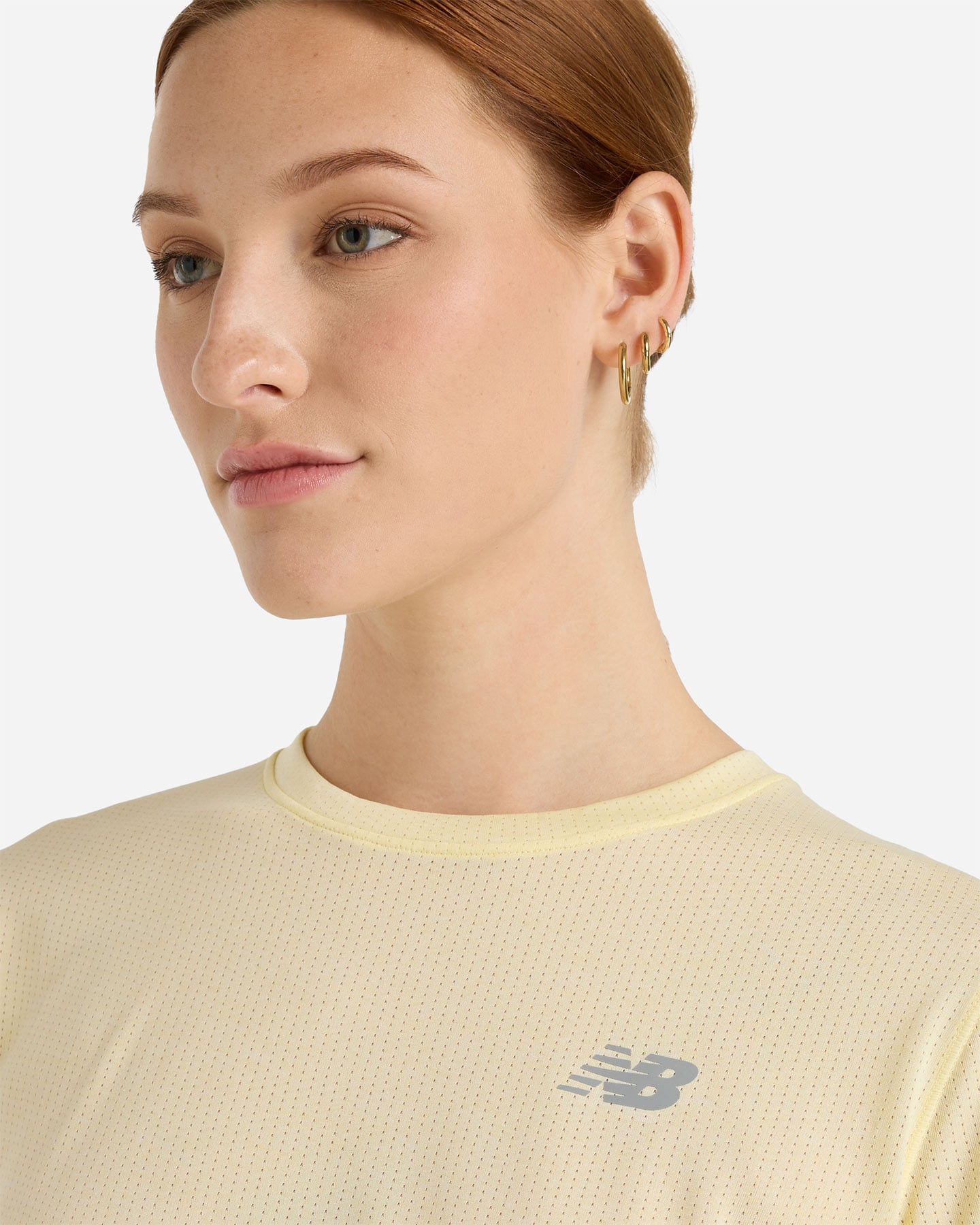 T-shirt running NEW BALANCE CLASSIC W - Giallo - 3 | Cisalfa Sport