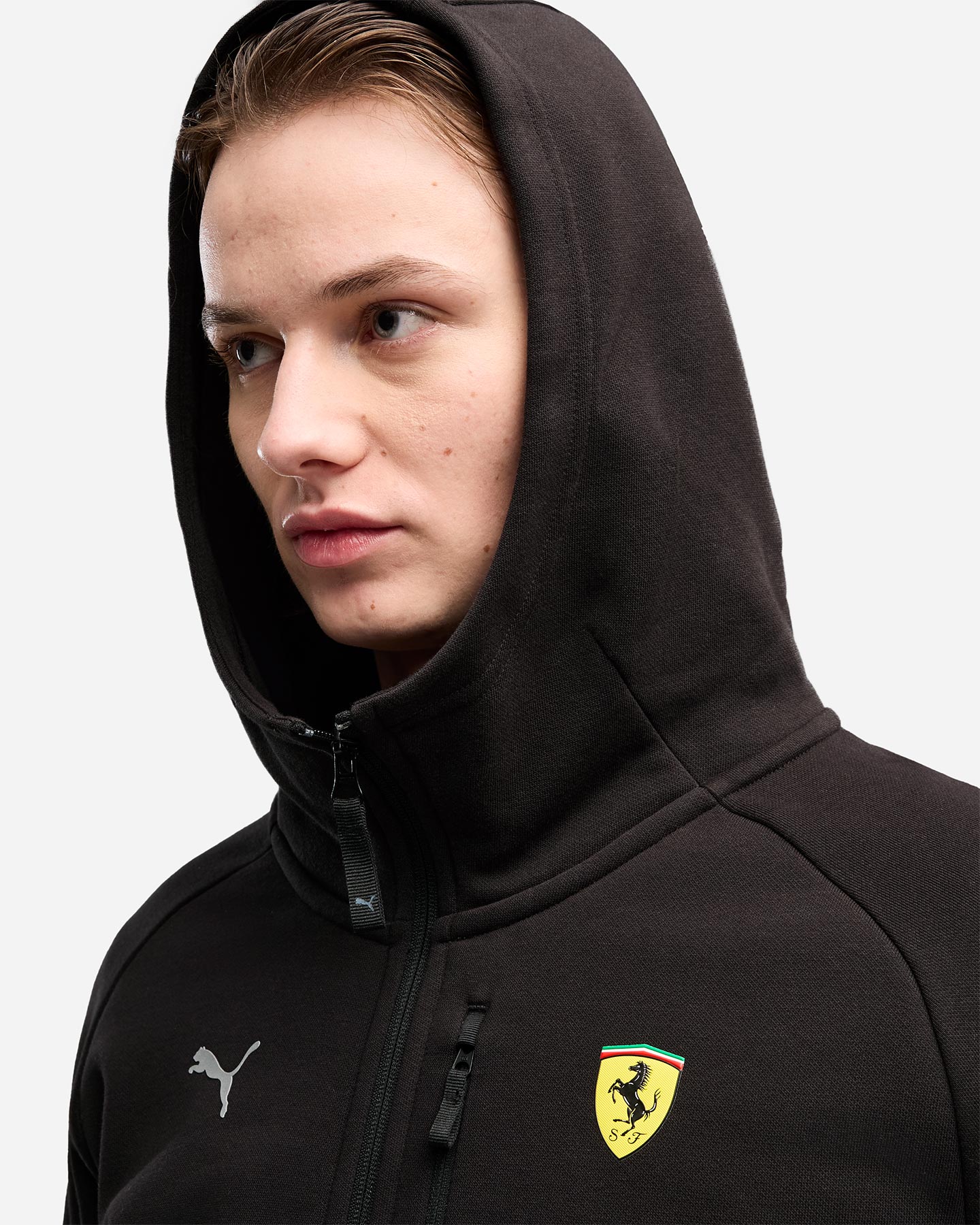 Felpa PUMA FERRARI TECH M - Nero - 5 | Cisalfa Sport